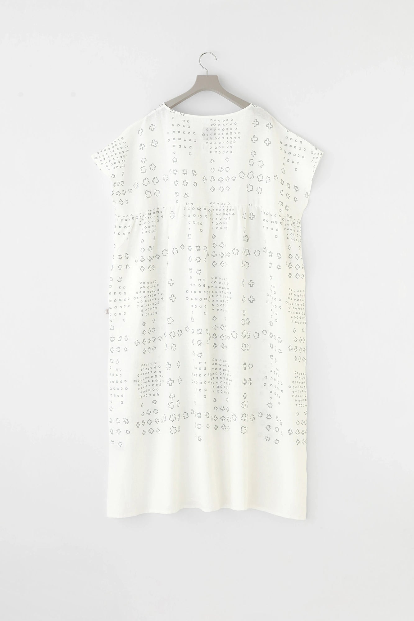 Linen Wrinkle One-piece／Mountain Hail White