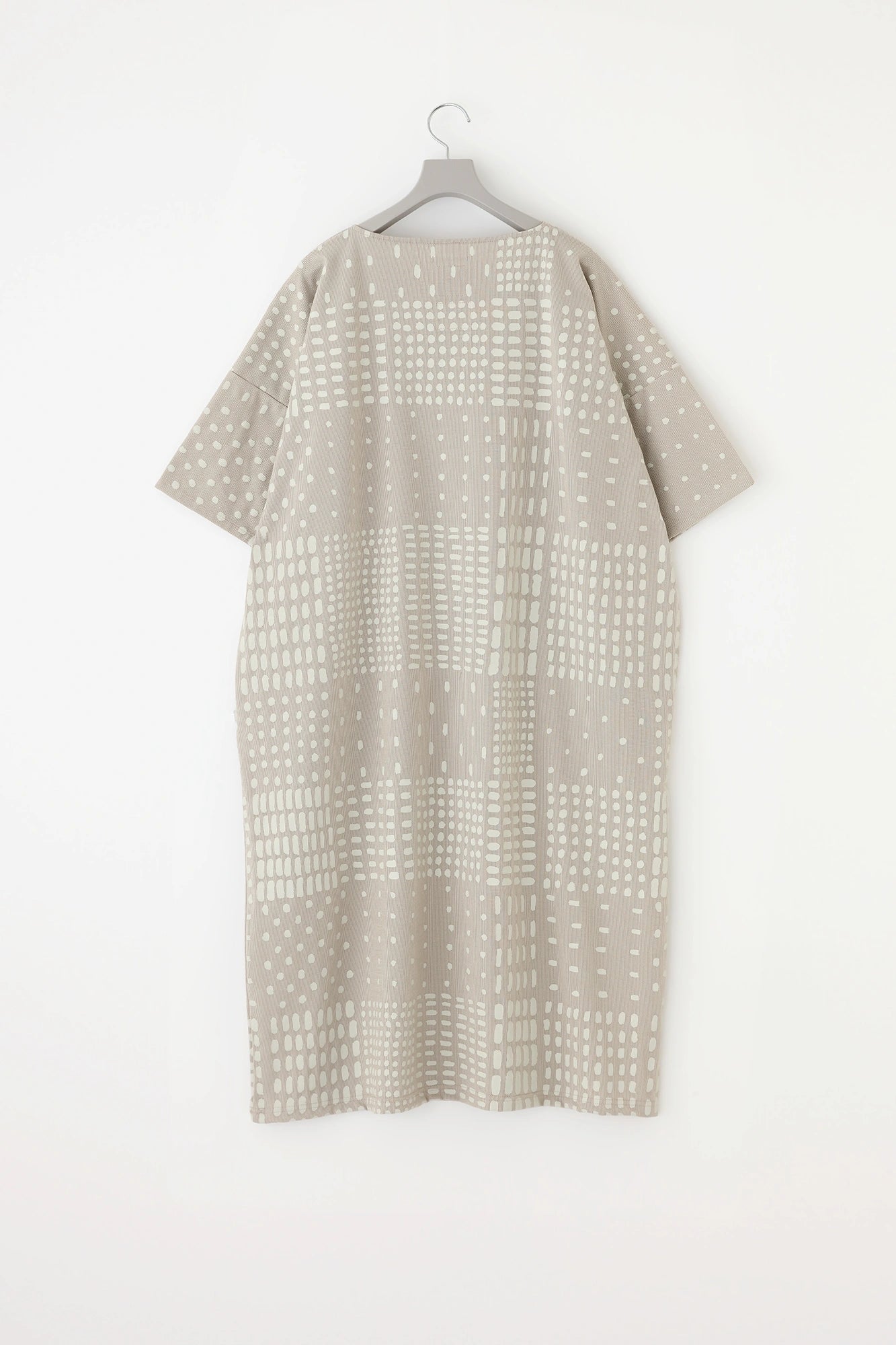 Corcoran x Vertical (R) robe en tricot à manches unies et col bateau/Shikiishi Heather Ivory