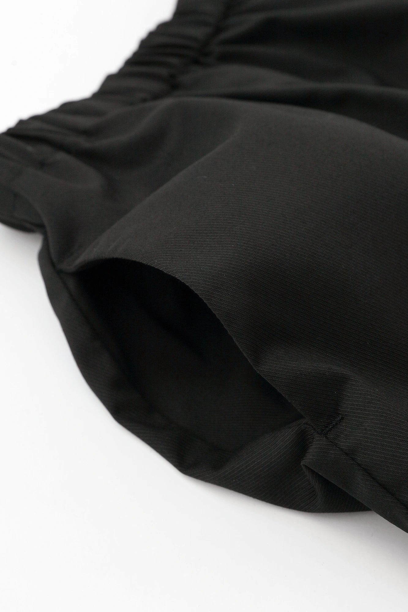 【Ships ard. 7/7】Stretch Twill Barrel Leg Pants／Black