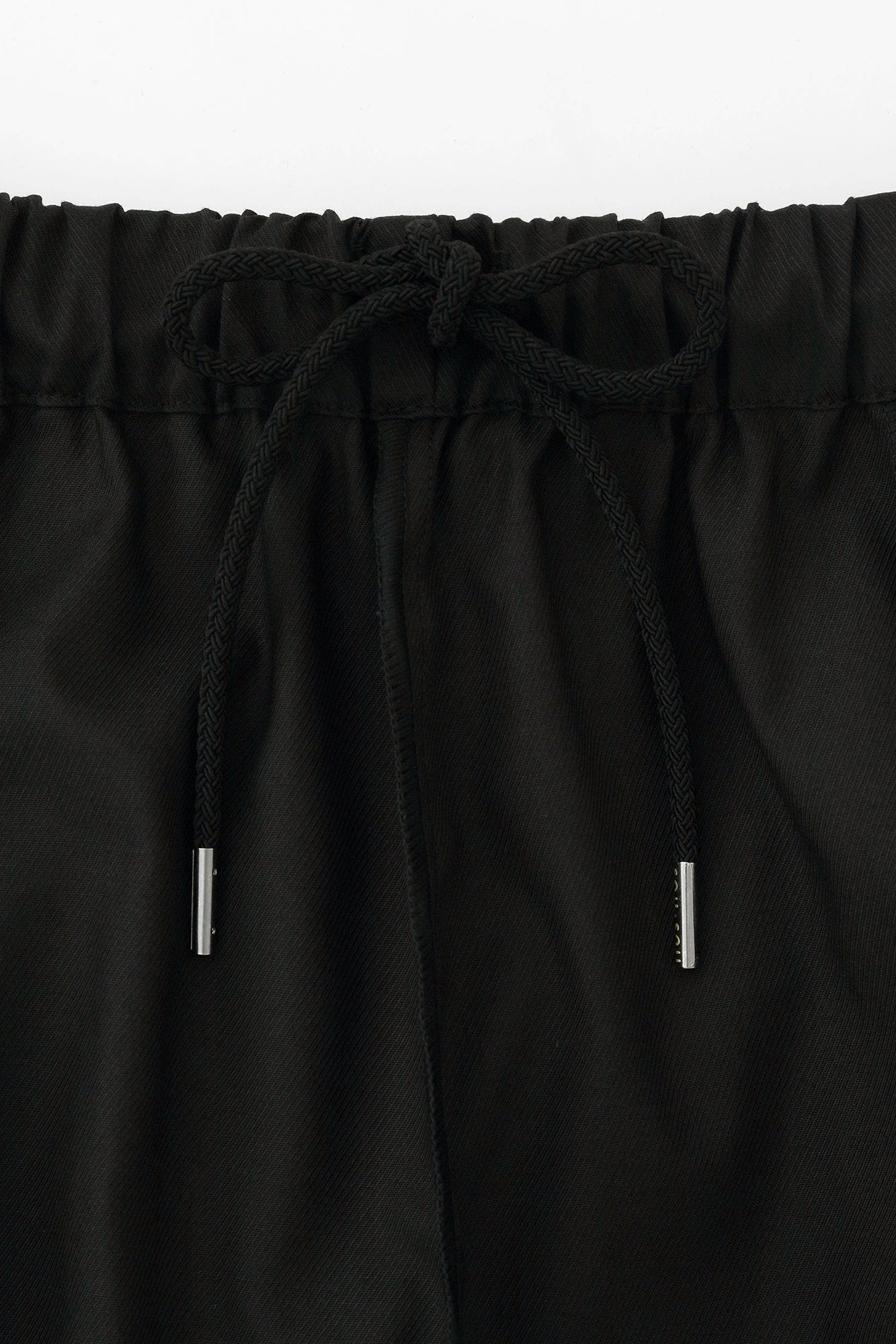 【Ships ard. 7/7】Stretch Twill Barrel Leg Pants／Black