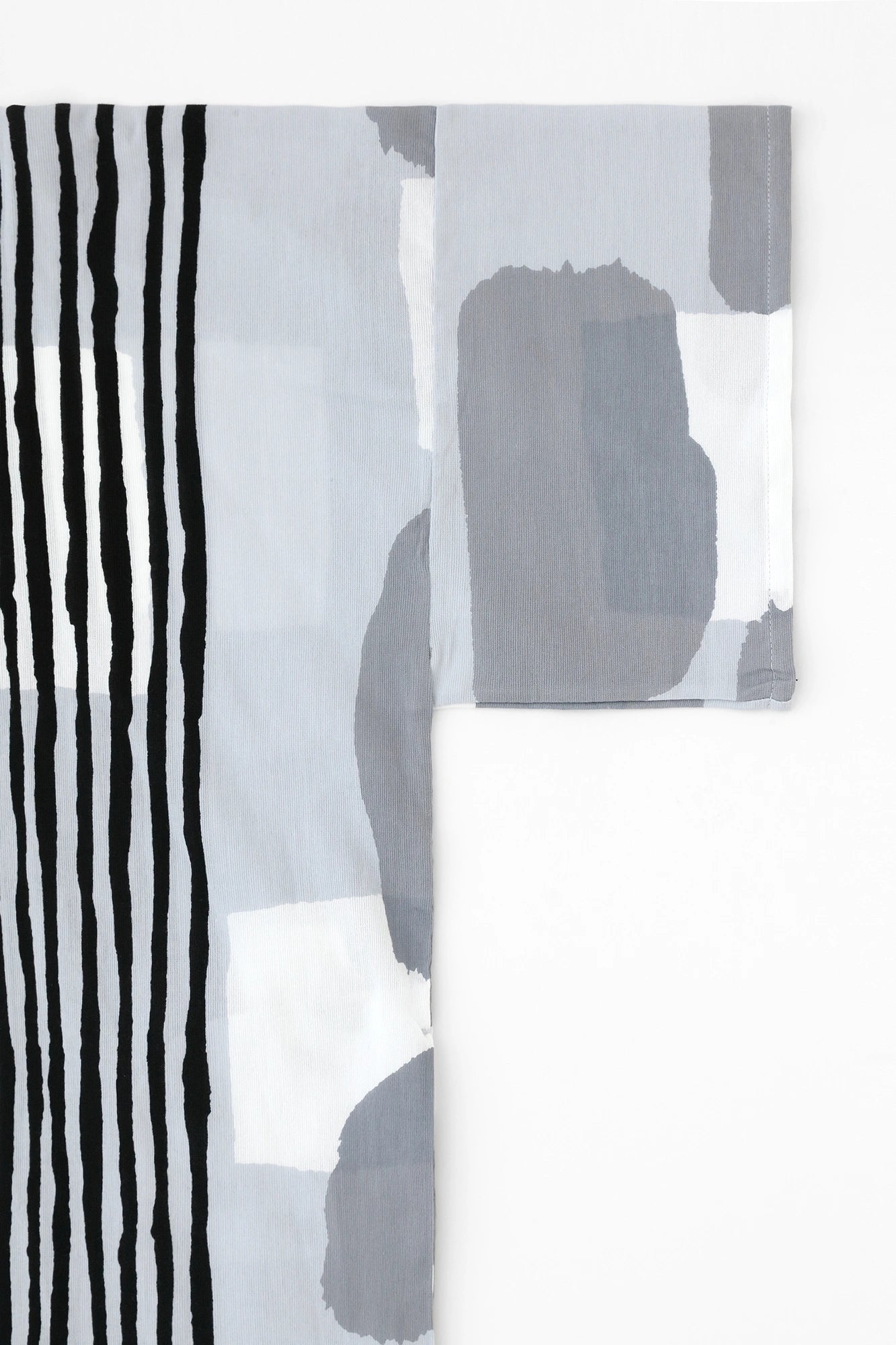 【Ships ard. 7/7】Chizimi Cotton 40/40 Wide Sleeve Boat Neck Tunic／Alley