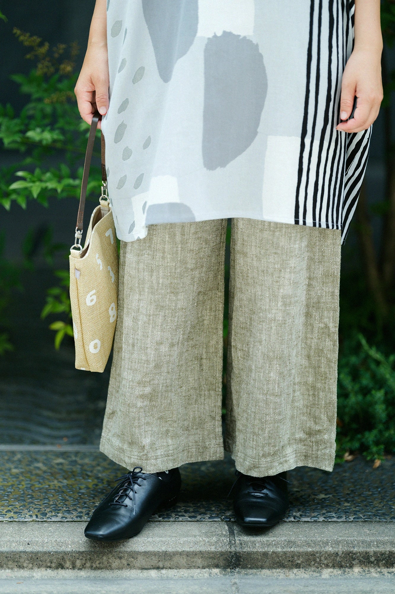 '身長：'154cm,'着用サイズ：'XS,'※洗濯後寸法のものを着用'