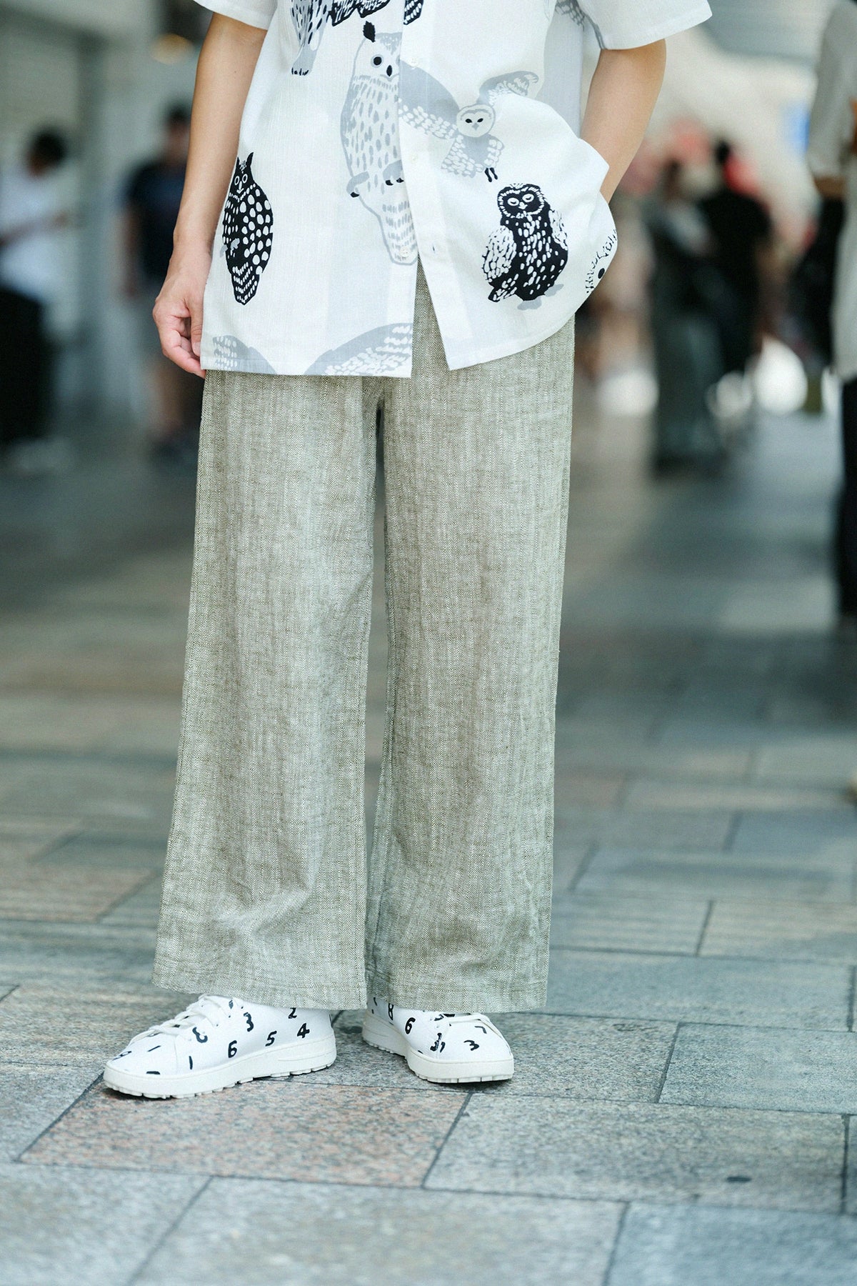 '身長：'171cm,'着用サイズ：'M,'※洗濯後寸法のものを着用'