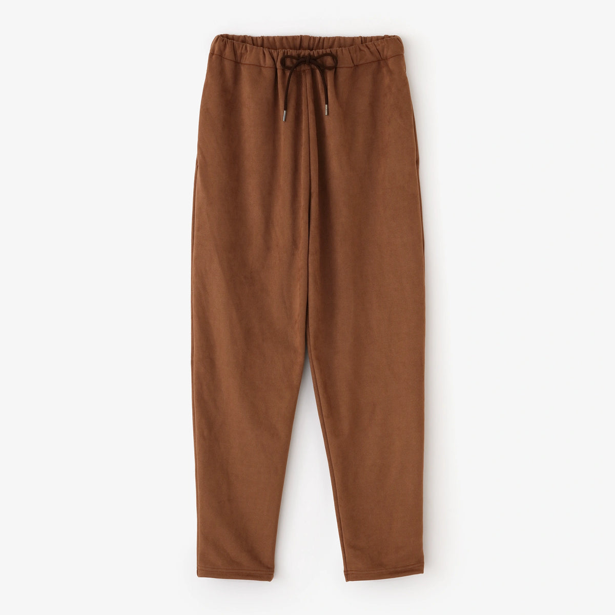 Faux NubuckJersey Easy Tapered Pants／Camel 