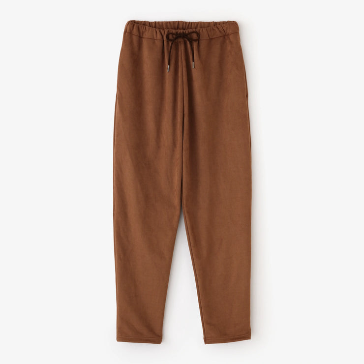 Faux NubuckJersey Easy Tapered Pants／Camel 