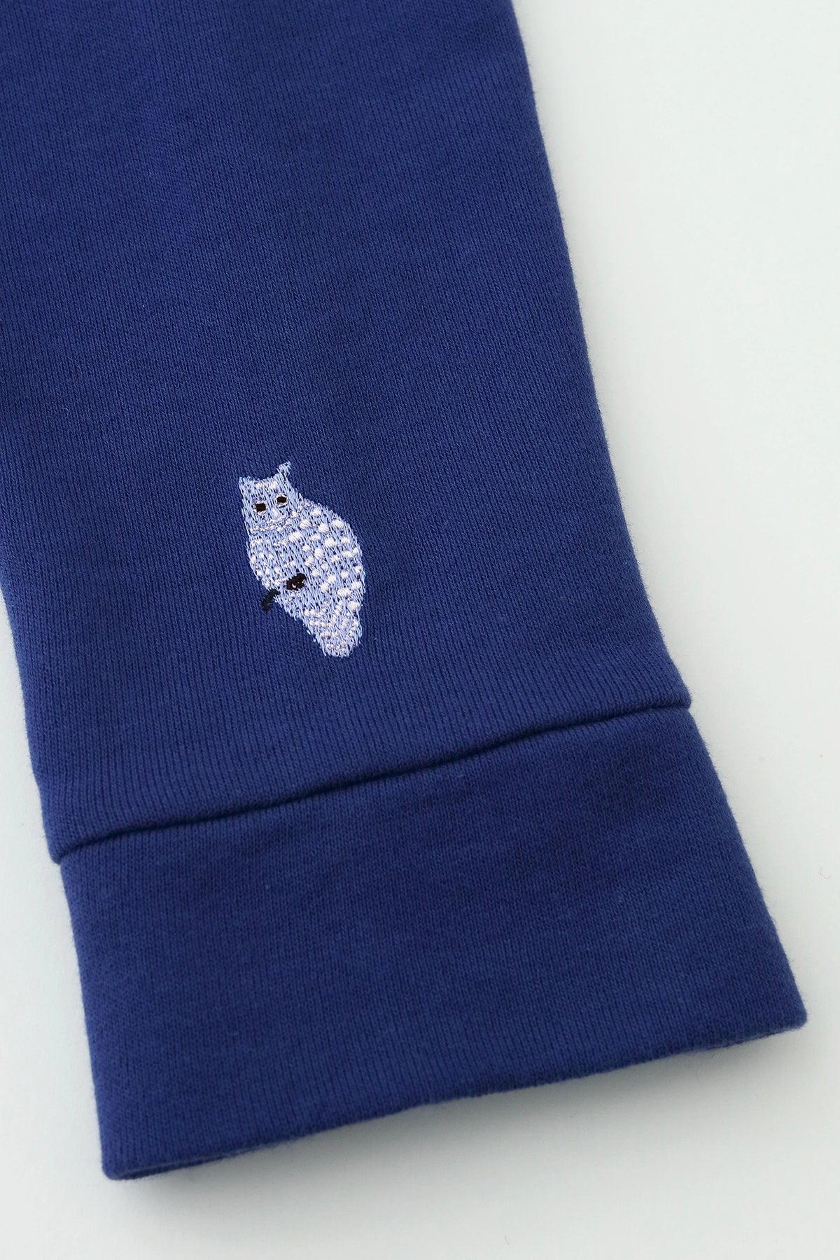 【Versand geplant für Ende Oktober】40er-Pack Miniplüsch innen, Bikargarn-Langarm-T-Shirt / Blau 