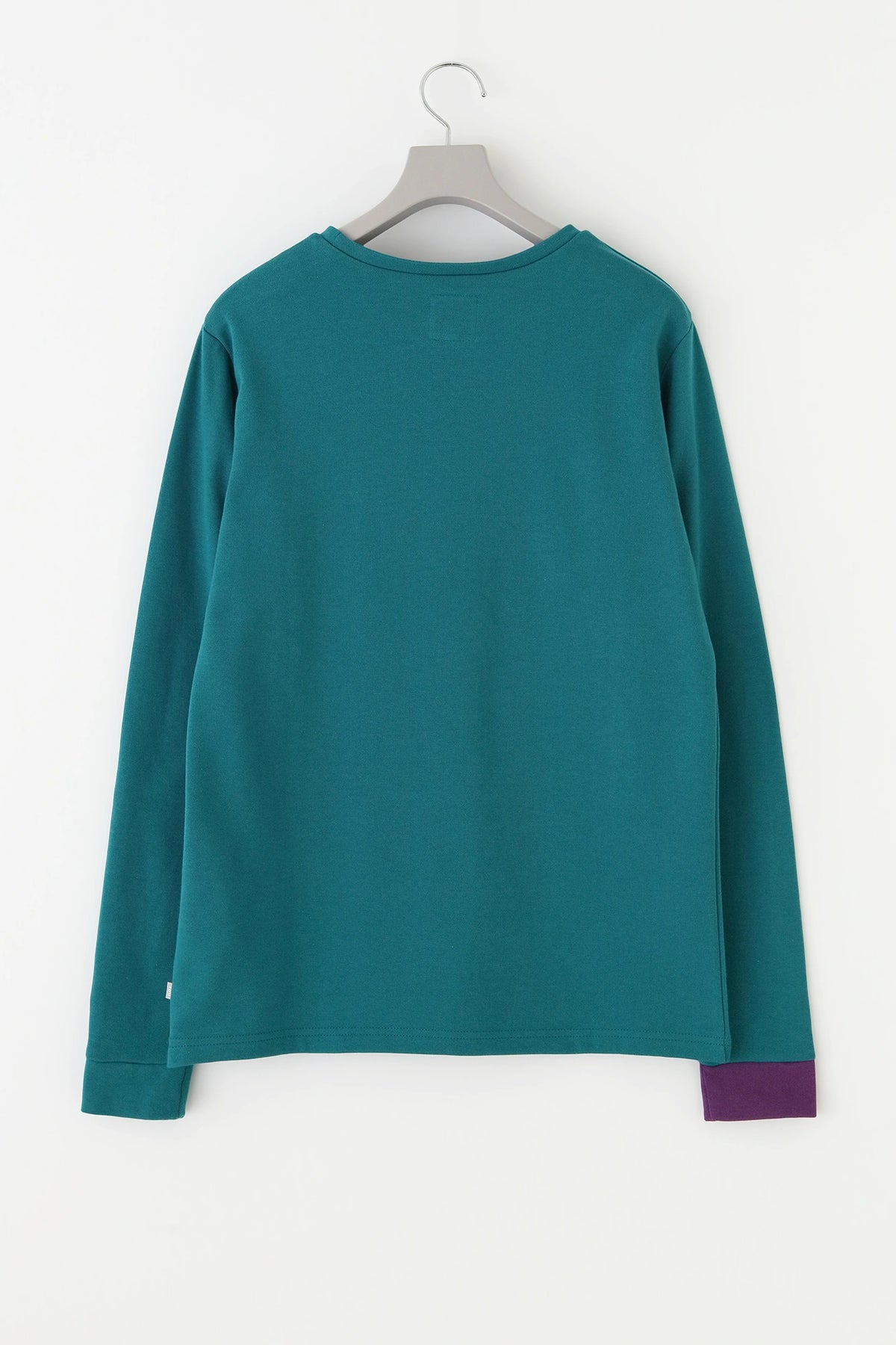 【Versand voraussichtlich in der letzten Oktoberhälfte】40 Paar Minipfirsich-Futter Bicolor-Langarm-T-Shirt / Kobaltblau 