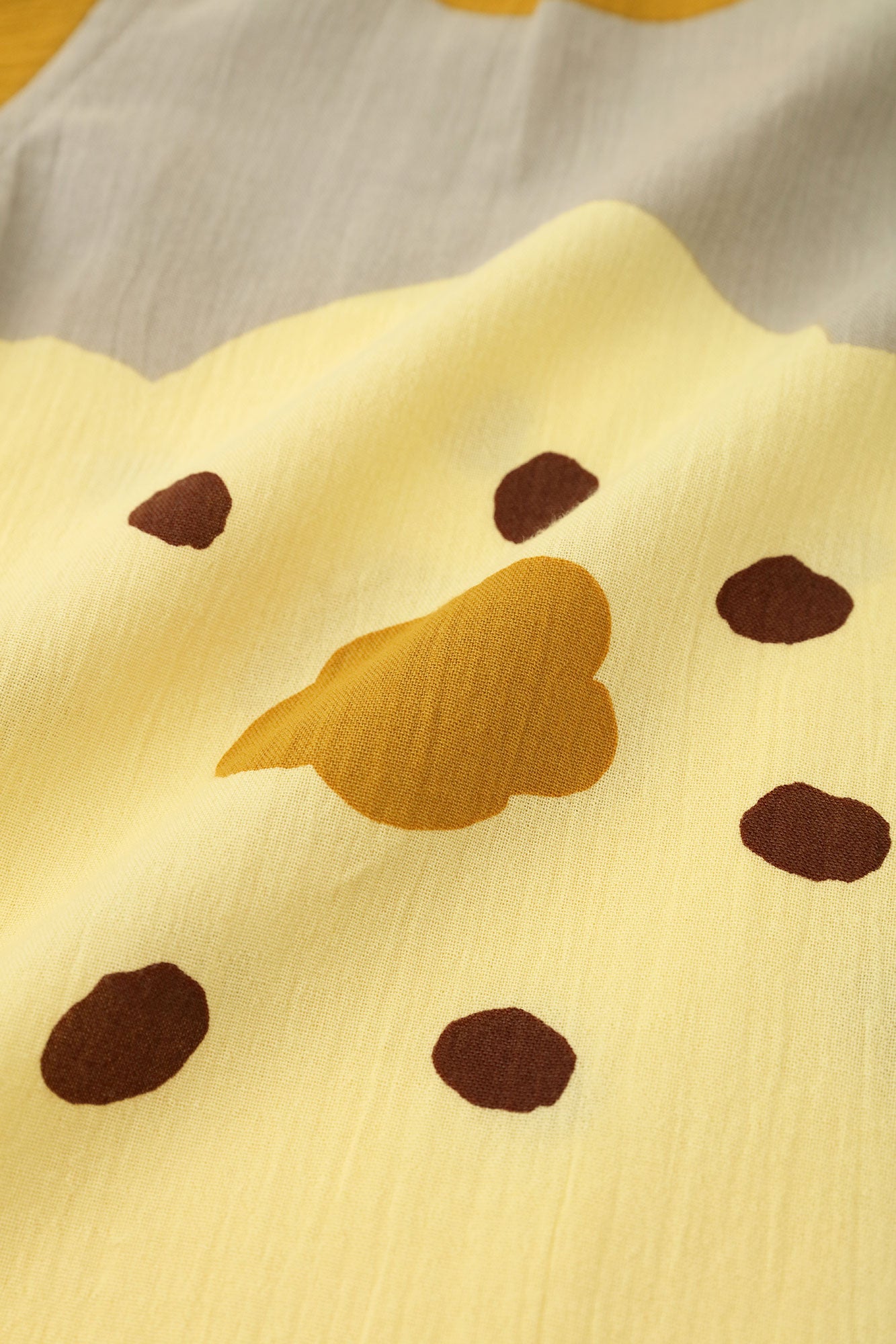 Chizimi Cotton 20/20 Shirt／Smile Beige