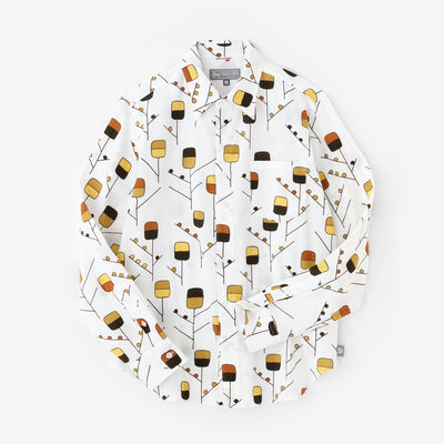 高島縮 20/20 シャツ／あどけない