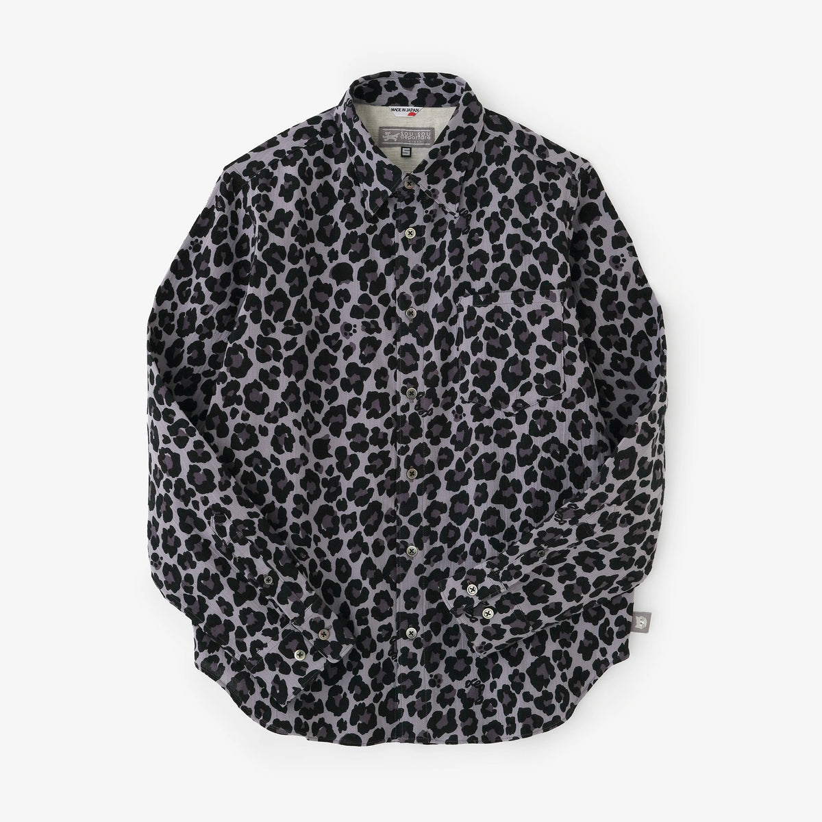 【9월29일경발송예정】타카시마치지미 20/20 셔츠/depo leopard Midnight 