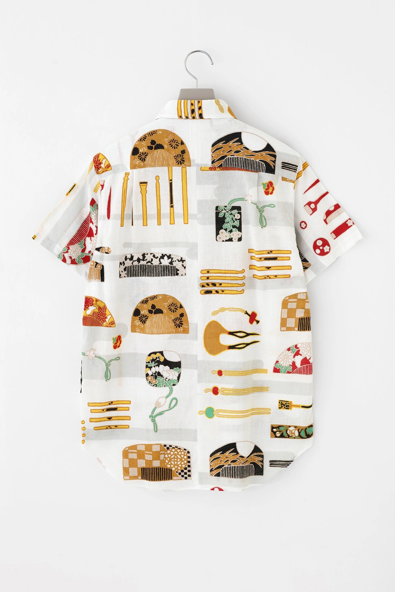 Chemise/maquillage manches courtes en coton Ise