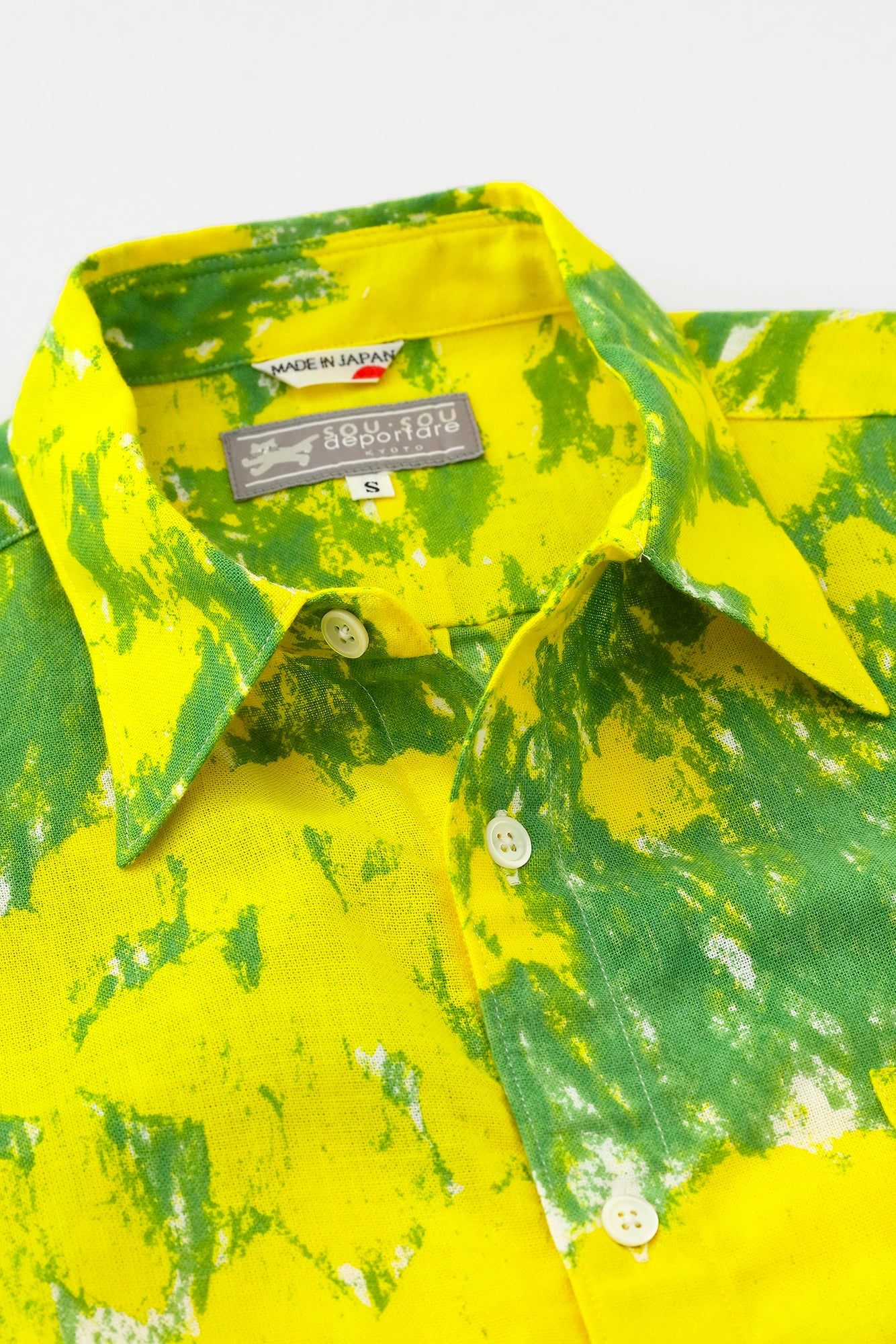 Isemomen Cotton Bun Short Sleeve Shirt／Breeze in Spring