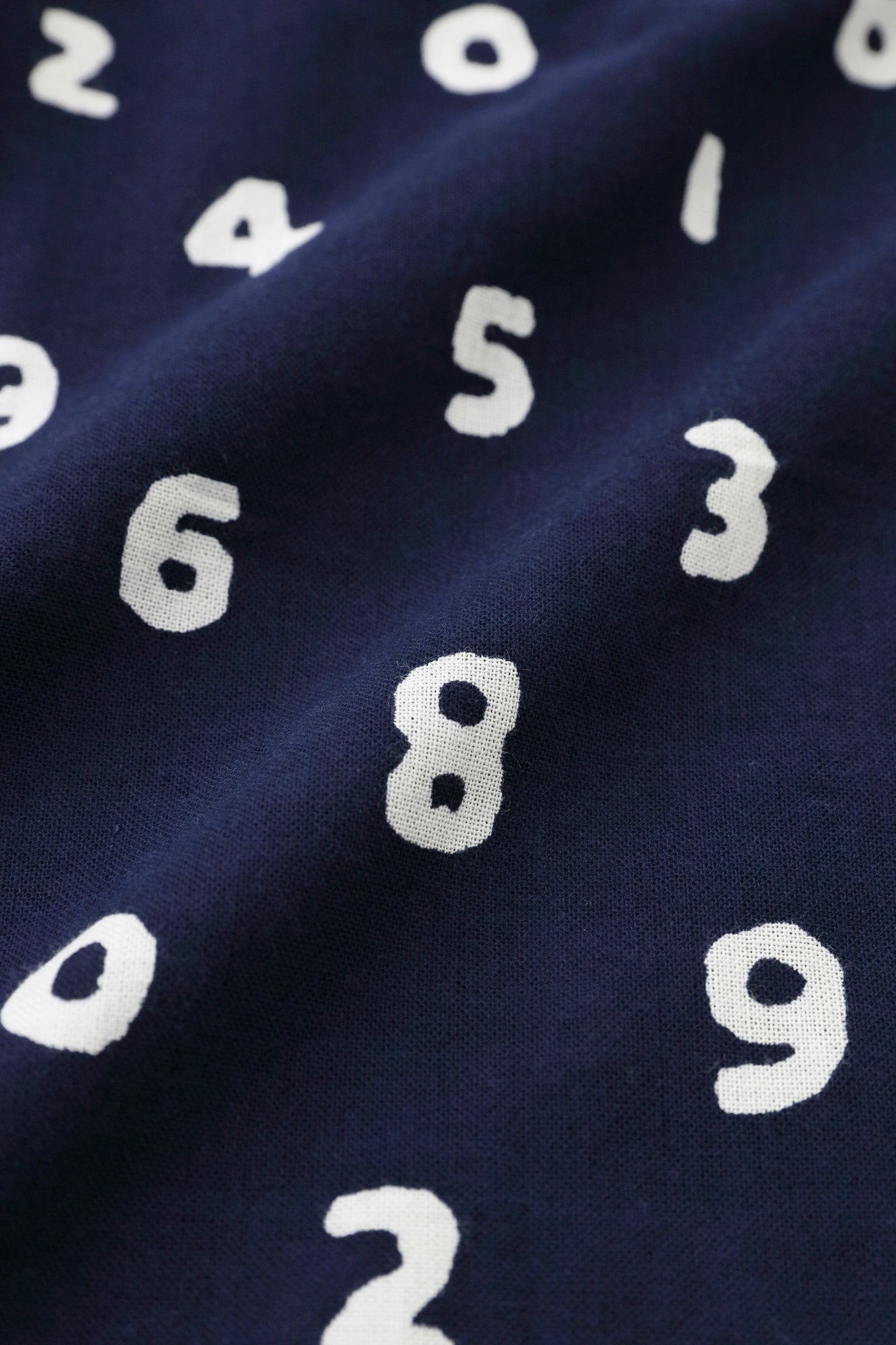 Chemise à manches courtes en coton Ise/SO-SU-U bleu foncé
