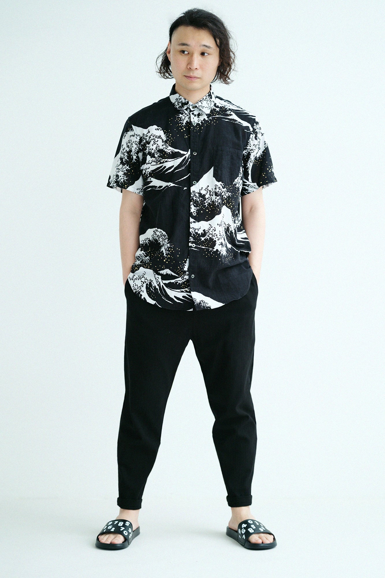 'Height:'175cm,'WearsSize：'L,'※After wash'
