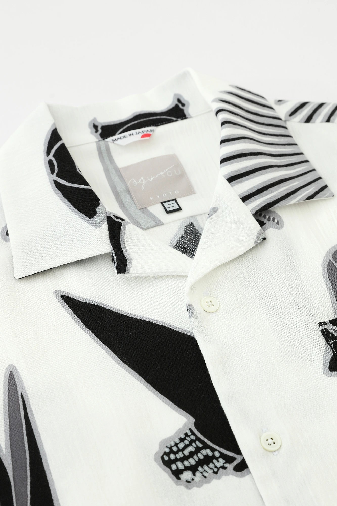 Chizimi Cotton 20/20 Open Collar Shirt／Helmet