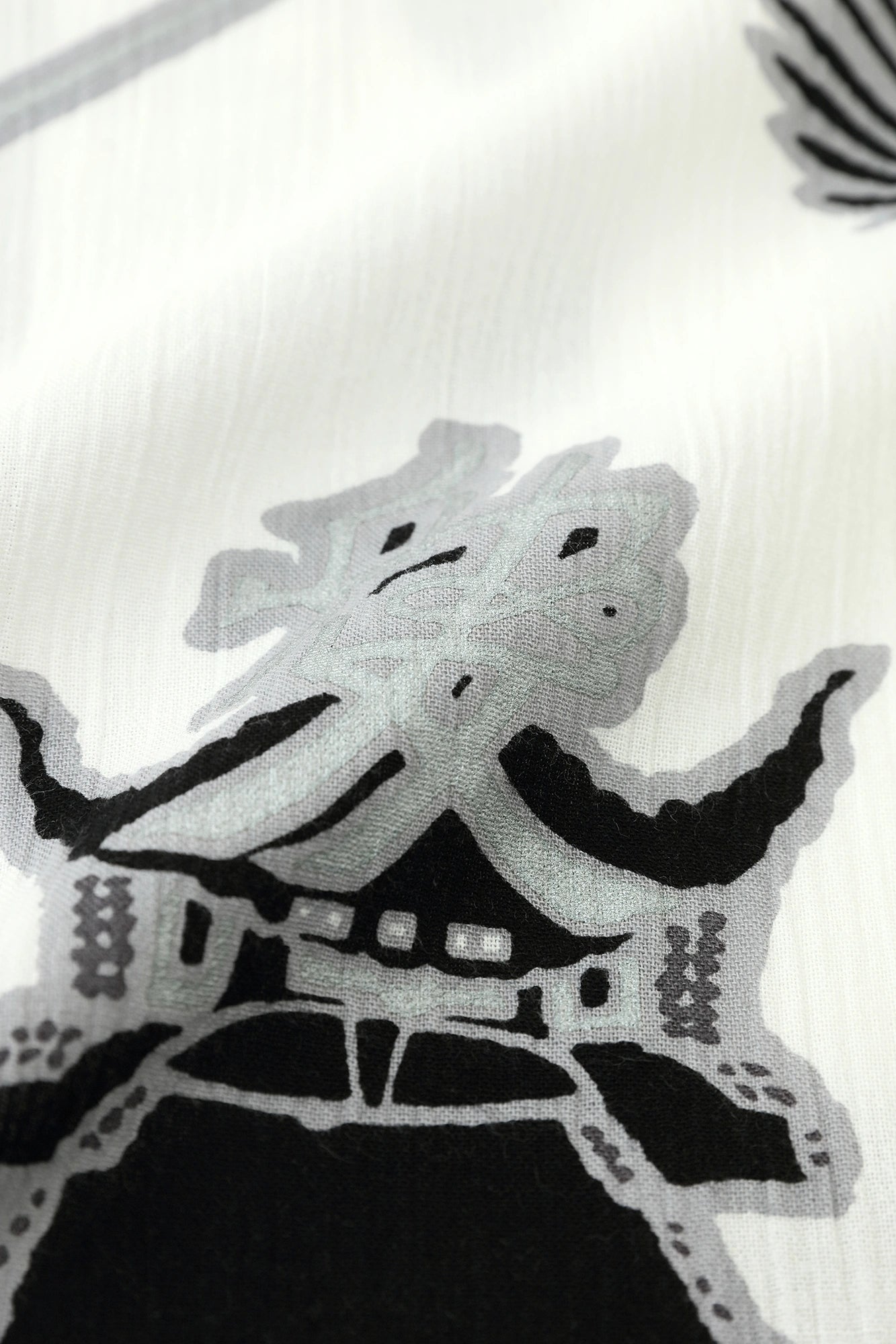 Chizimi Cotton 20/20 Open Collar Shirt／Helmet