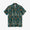 【Ships ard. May 4】Chizimi Cotton 20/20 Open Collar Shirt／Gorgeous Green Jade Color  