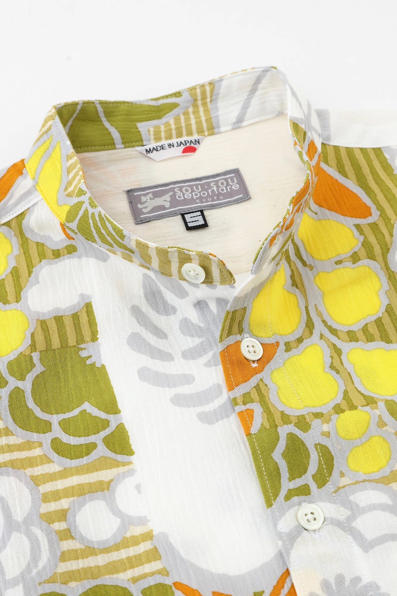 [Expédition prévue vers le 30 juin] Takashima Jiji 20/20 Chemise à manches courtes à col montant/Luxe (Gouka)