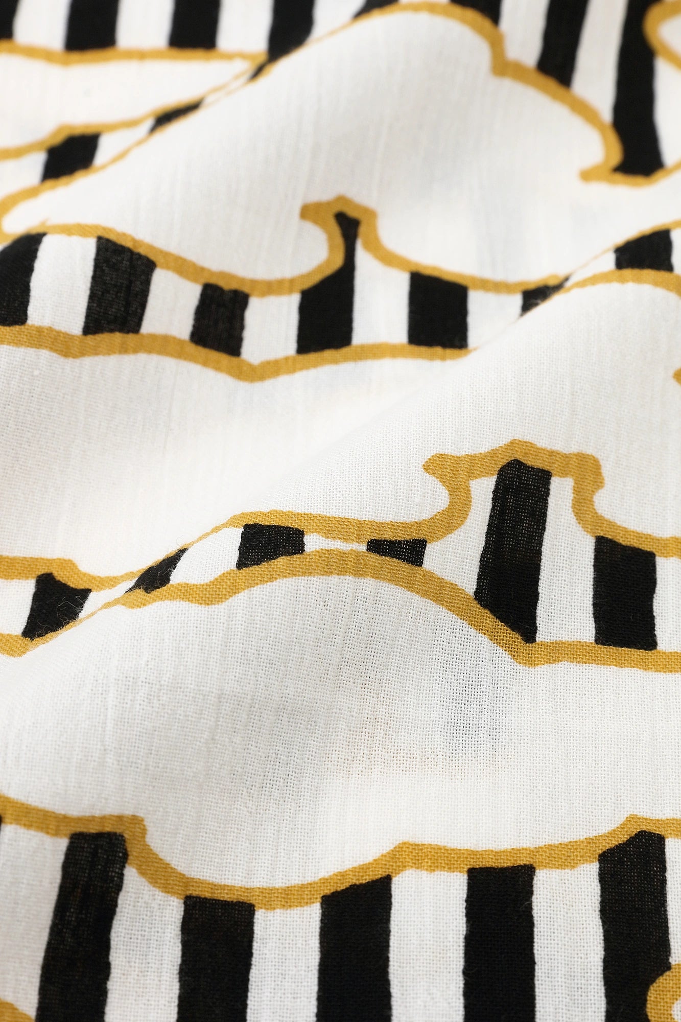 【Ships ard. 6/30】Chizimi Cotton 20/20 Stand Collar Short Sleeve Shirt／Cloud