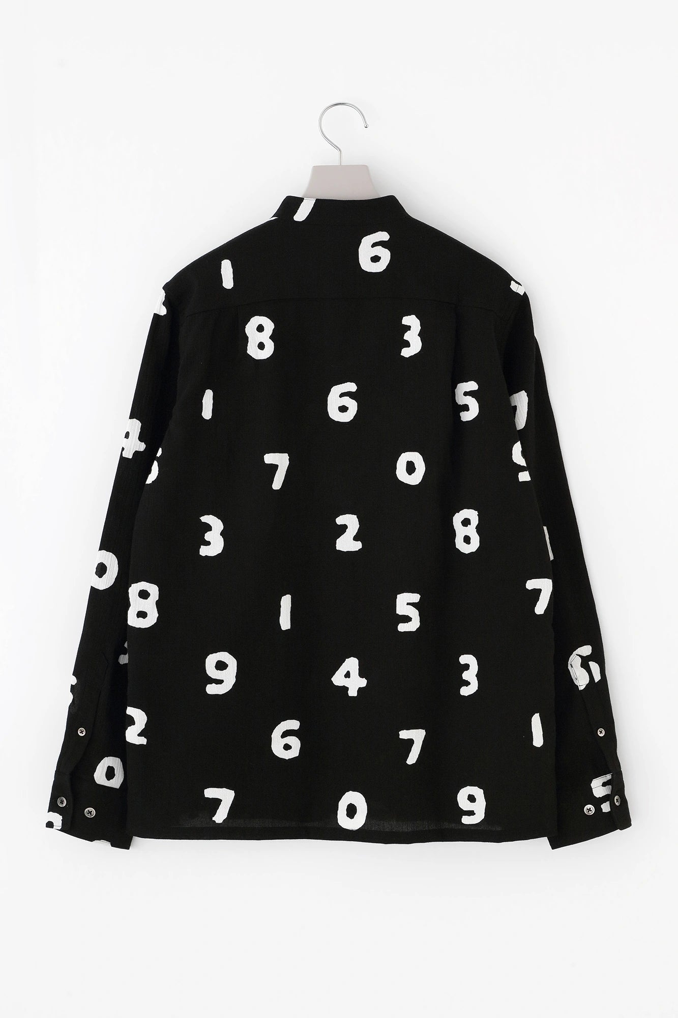 【3月17日頃発送予定】高島縮 20/20 スタンドカラーシャツSP 2.0／SO-SU-U 濡羽色（ぬればいろ）