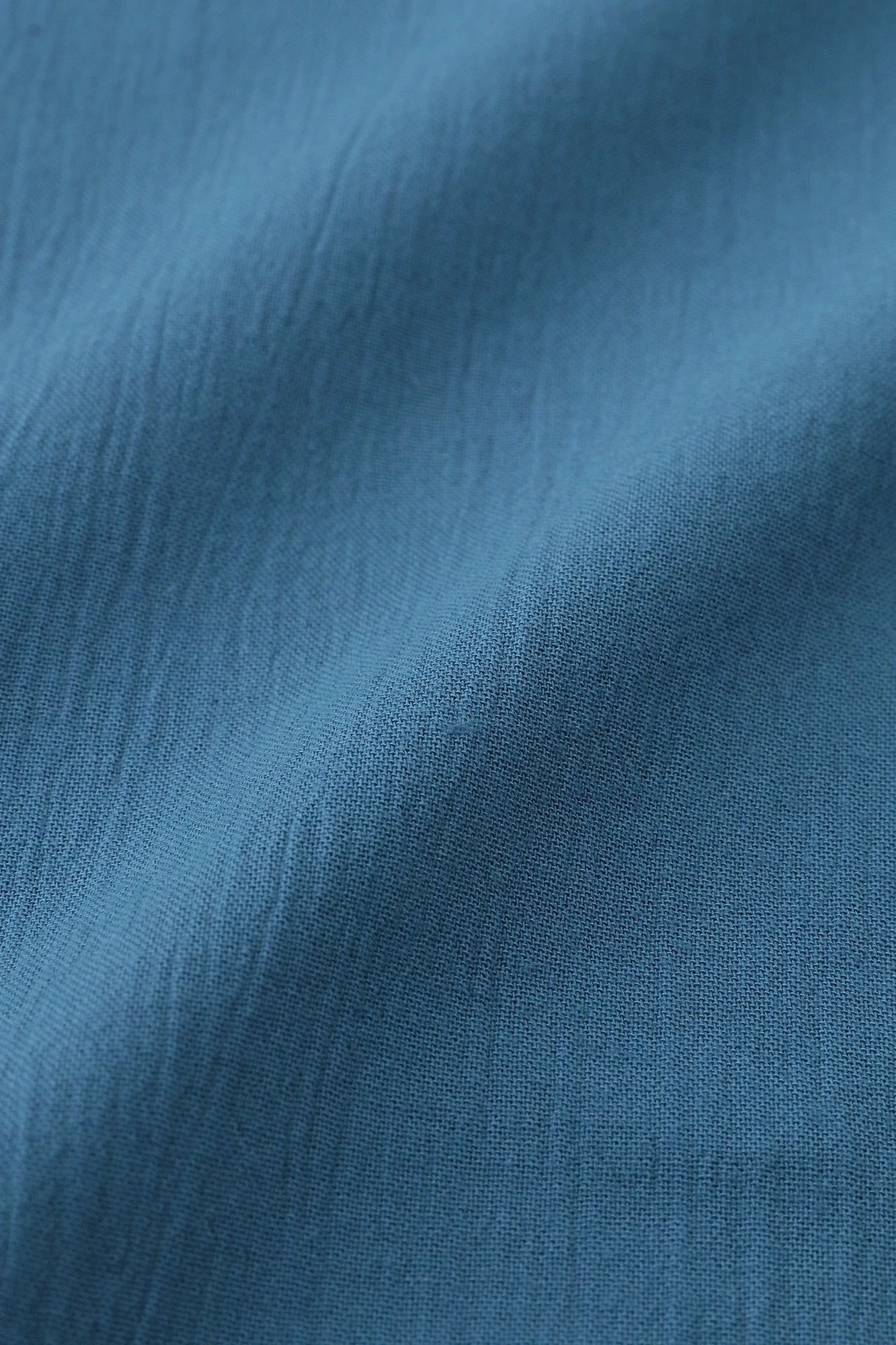 Chizimi Cotton 20/20 Naginata Loungewear／Chrysanthemum Yellow×Greyish Blue