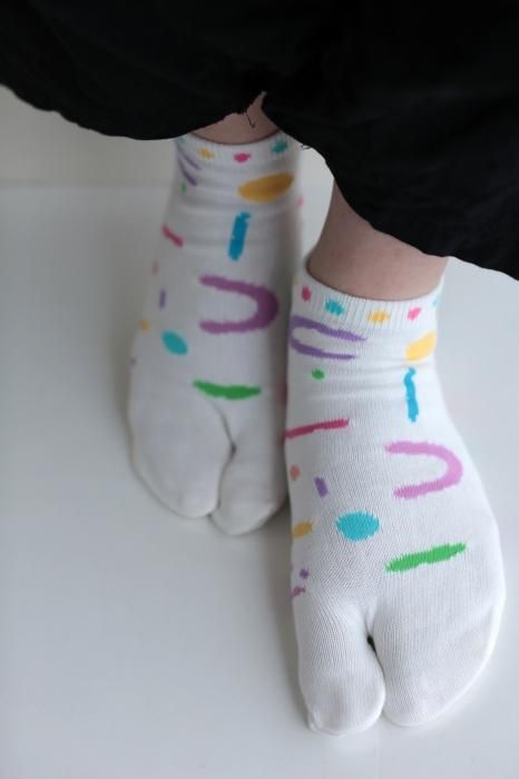 在Tabi袜子（长长的长度） /蓬松的Puku Tsukumo [男性和女人]