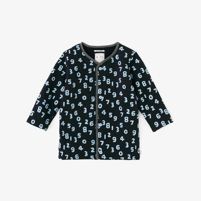 ●內抓毛 雙色袖外套／SO-SU-U十數 昆 深藍