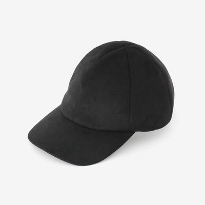 【預購】仿麂皮 鴨舌帽／黑色×SO-SU-U十數 昆（※預計於12月9日左右發貨）