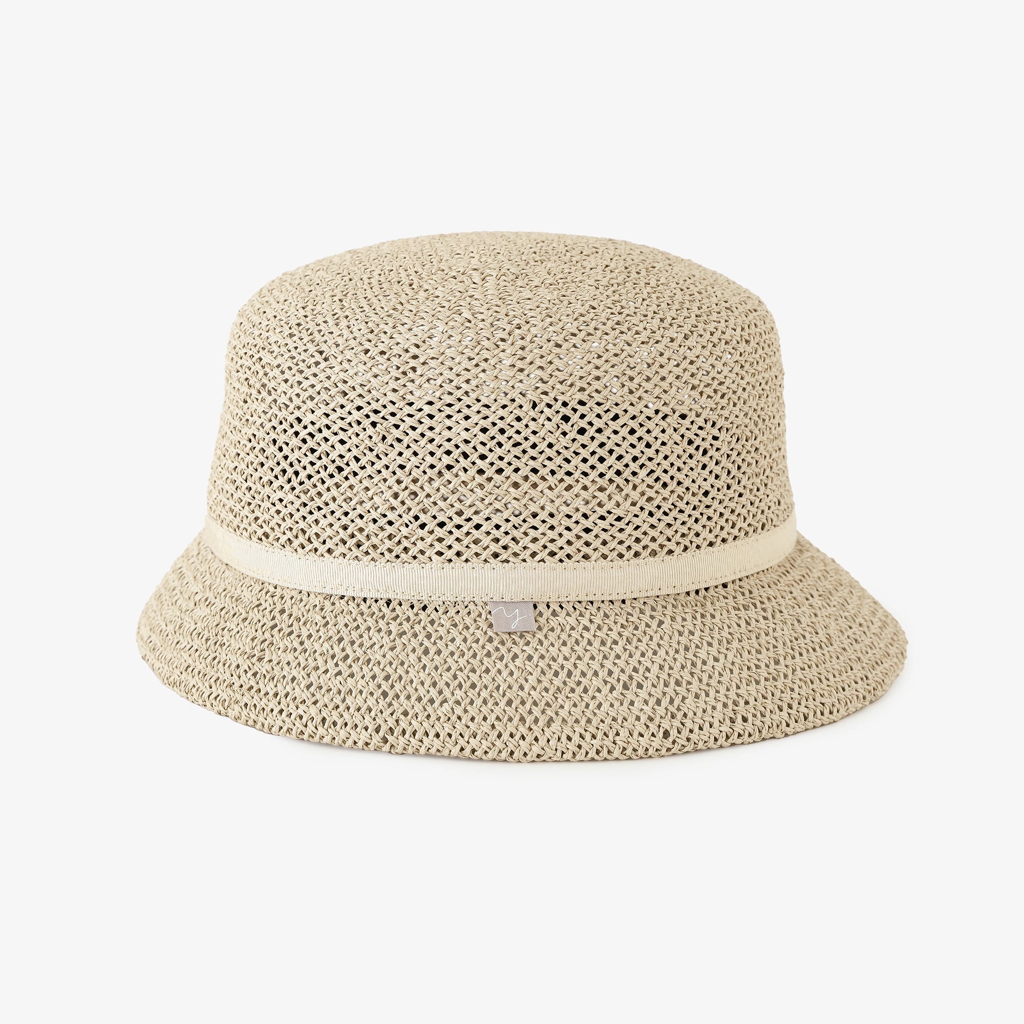 Grosgrain Piping Hat／Sand Beige