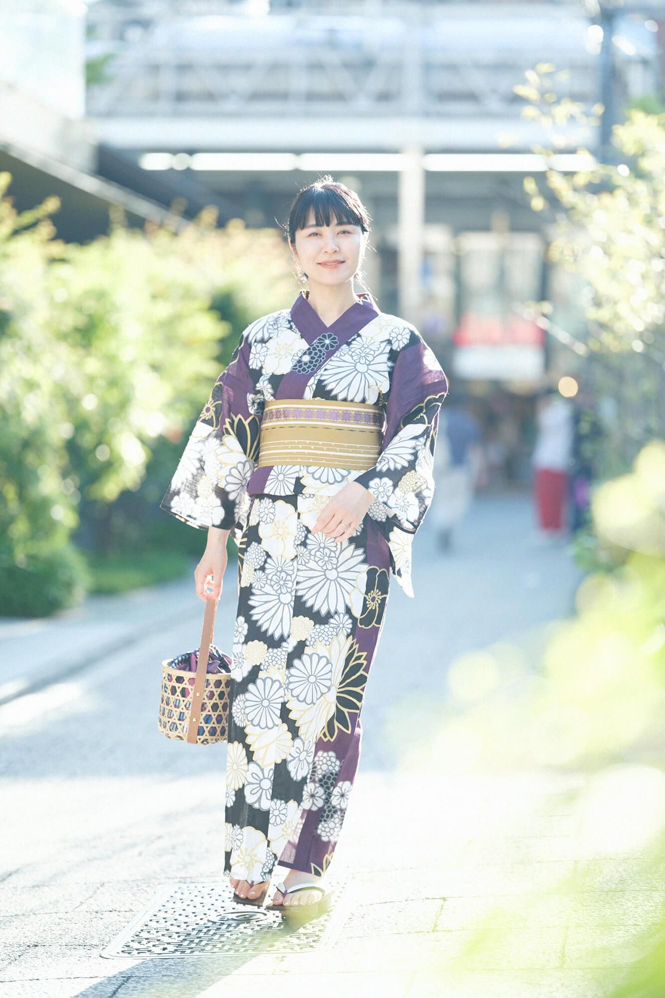 Ceinture pochette demi-largeur Hakata/ocre doré