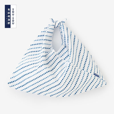 Arimatsu Narumi Tie-dye Kohabaori Eco Bag / Harisho Dot Dot Tie-dye