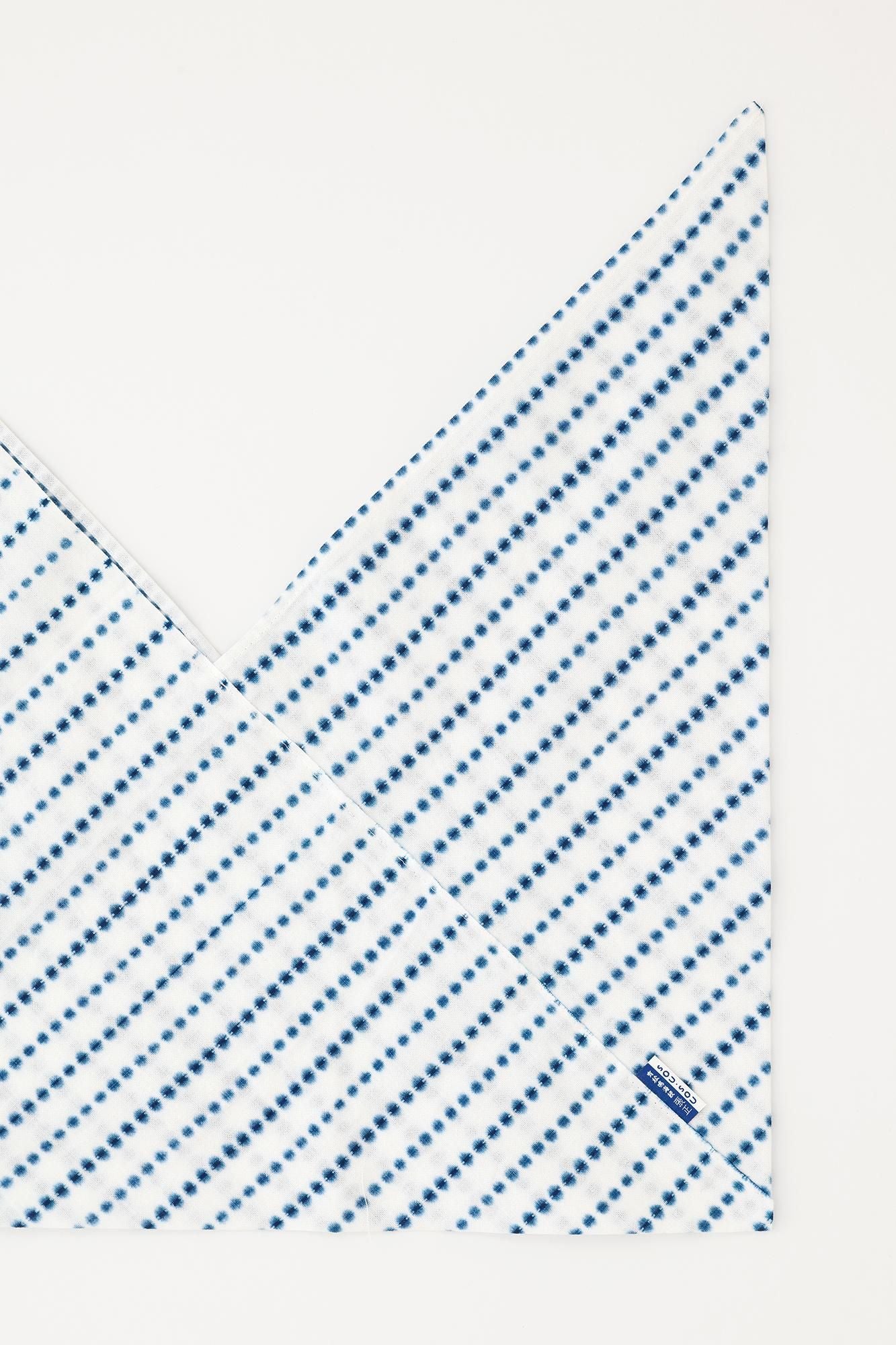 Arimatsu Narumi Tie-dye Kohabaori Eco Bag / Harisho Dot Dot Tie-dye