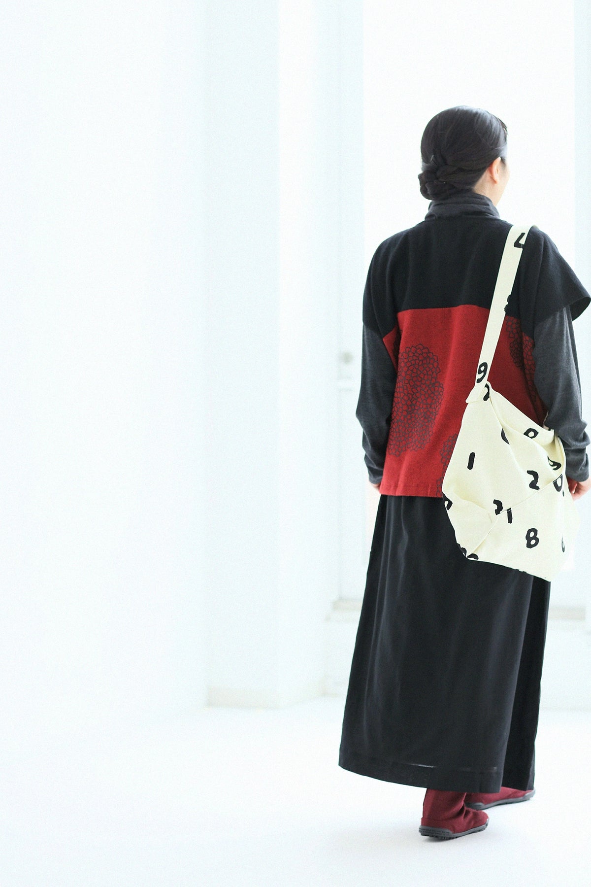 Canvas Shoulder Bag Odayaka / SO-SU-U Ecru