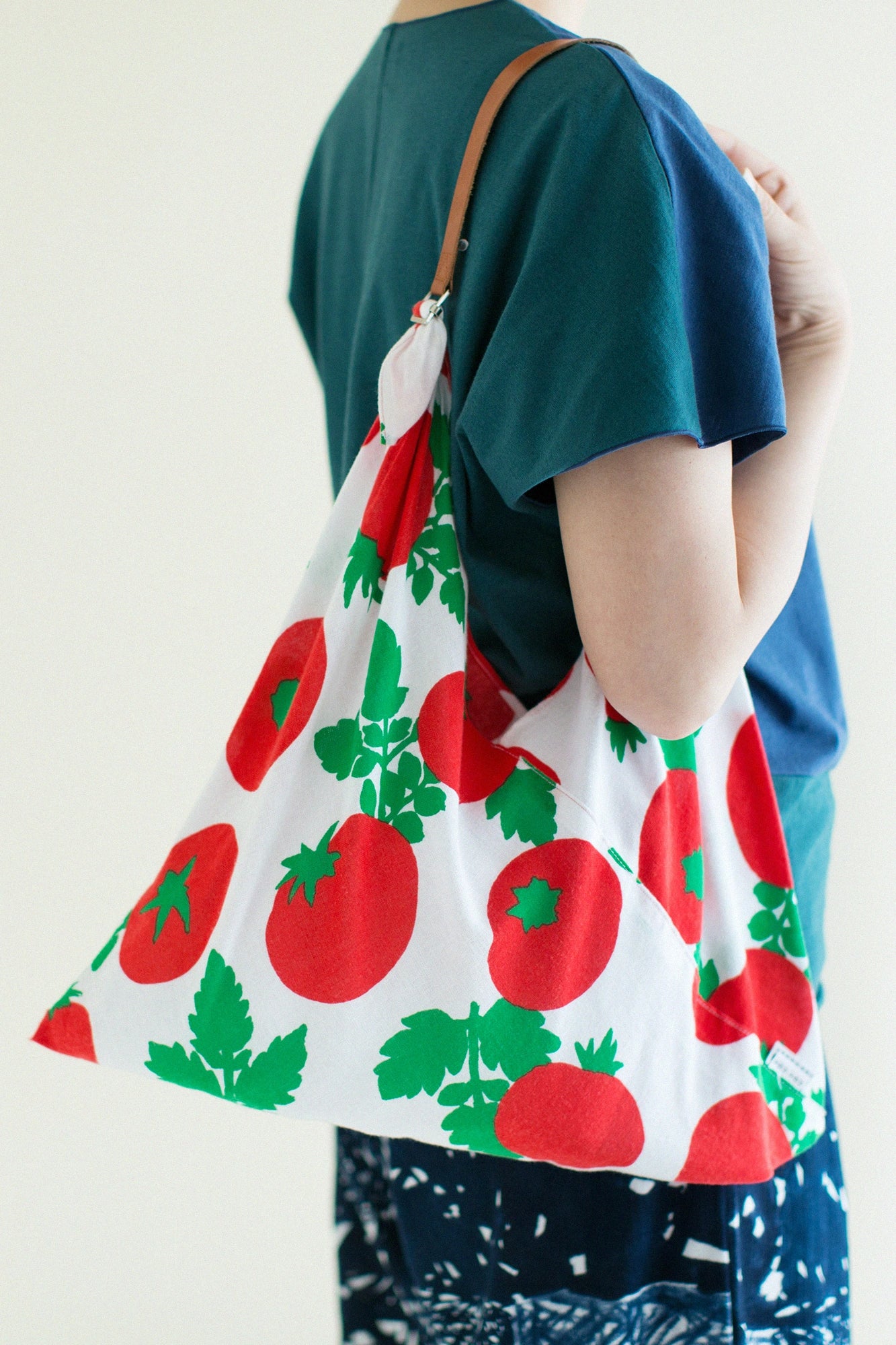 Isemomen Cotton Kohabaori Eco Bag / Tomato