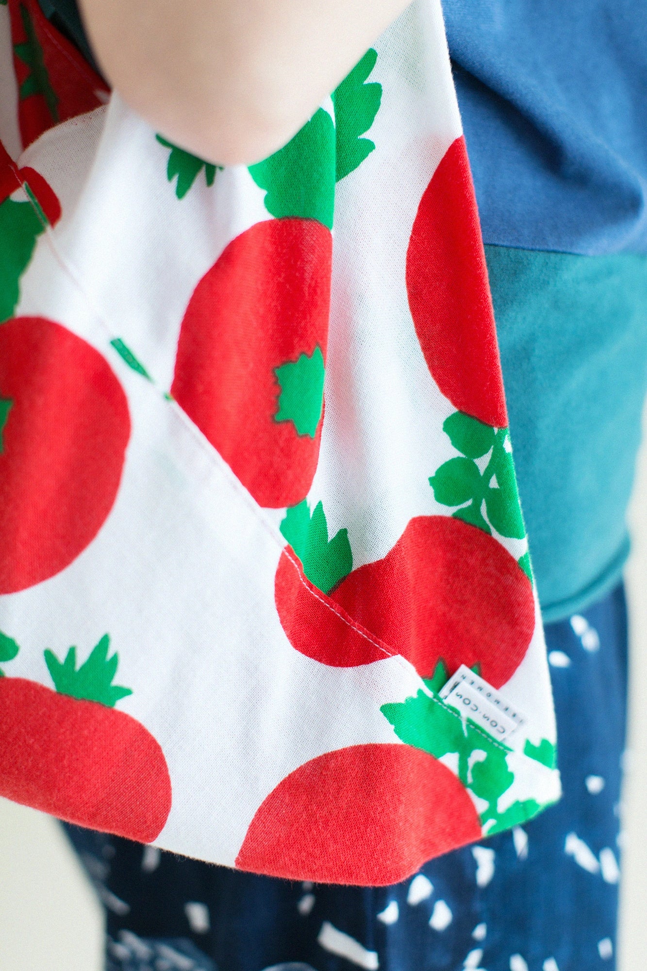Isemomen Cotton Kohabaori Eco Bag / Tomato