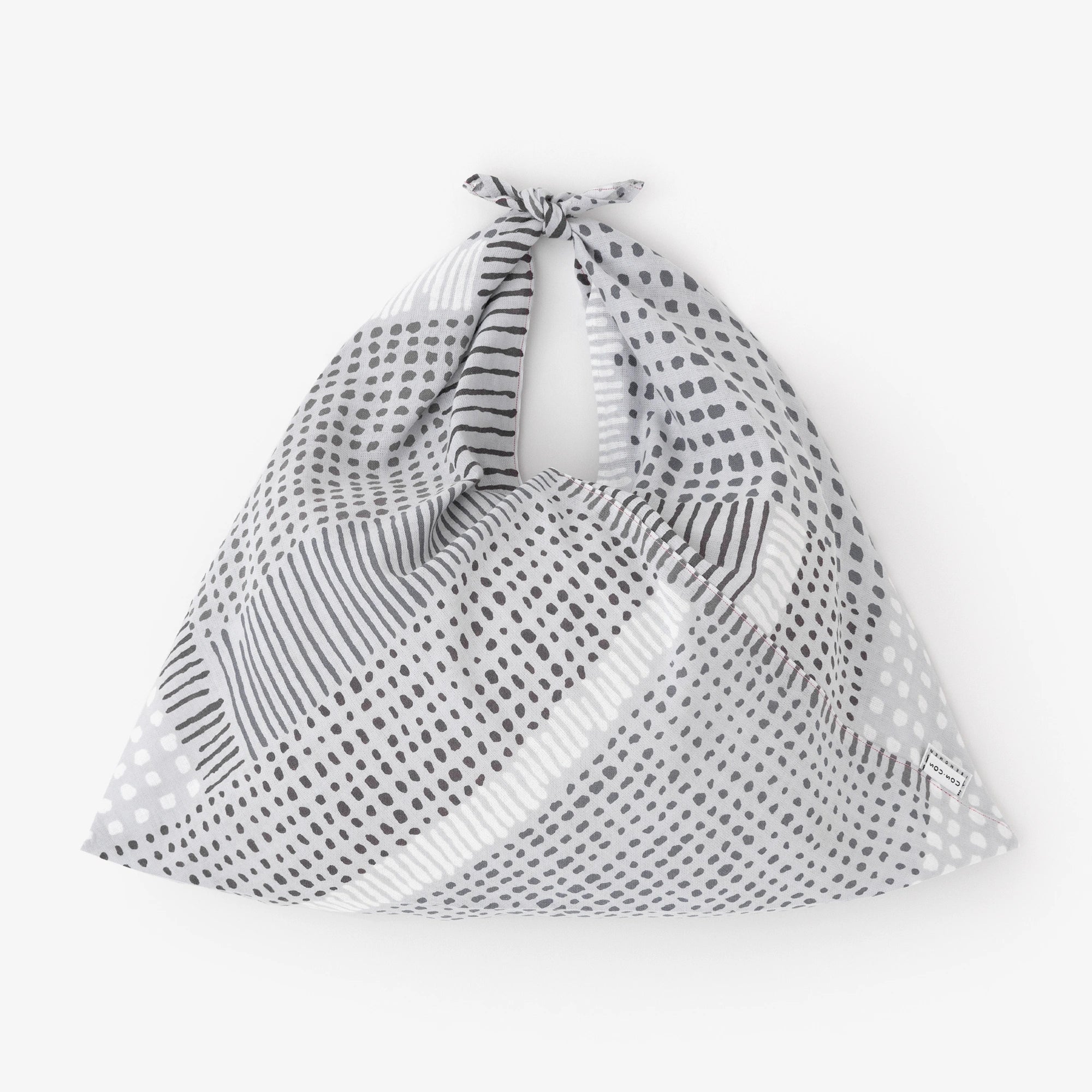 伊勢木綿 小巾折／畑 大 淡墨（はたけ だい うすずみ）