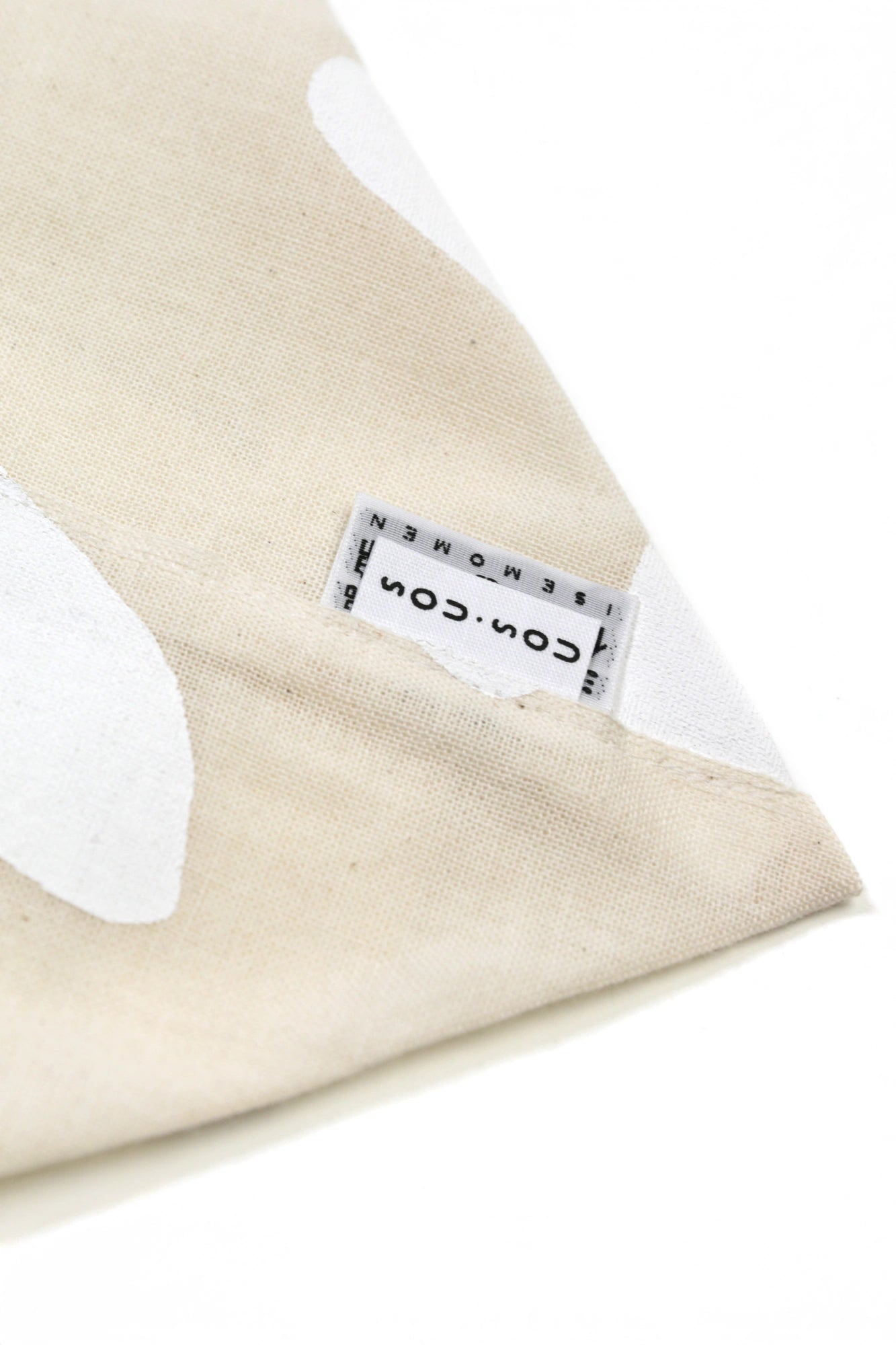 Isemomen Cotton Kohabaori Eco Bag / Suzushiroso Large Raw White × White
