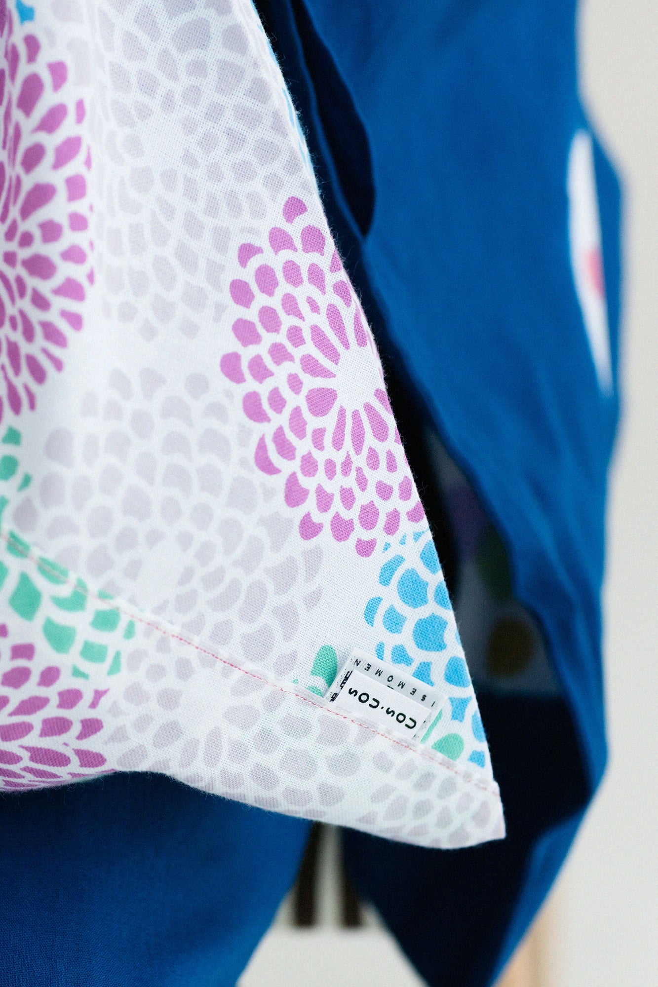 Isemomen Cotton Kohabaori Eco Bag Ryofu fold / Chrysanthemum