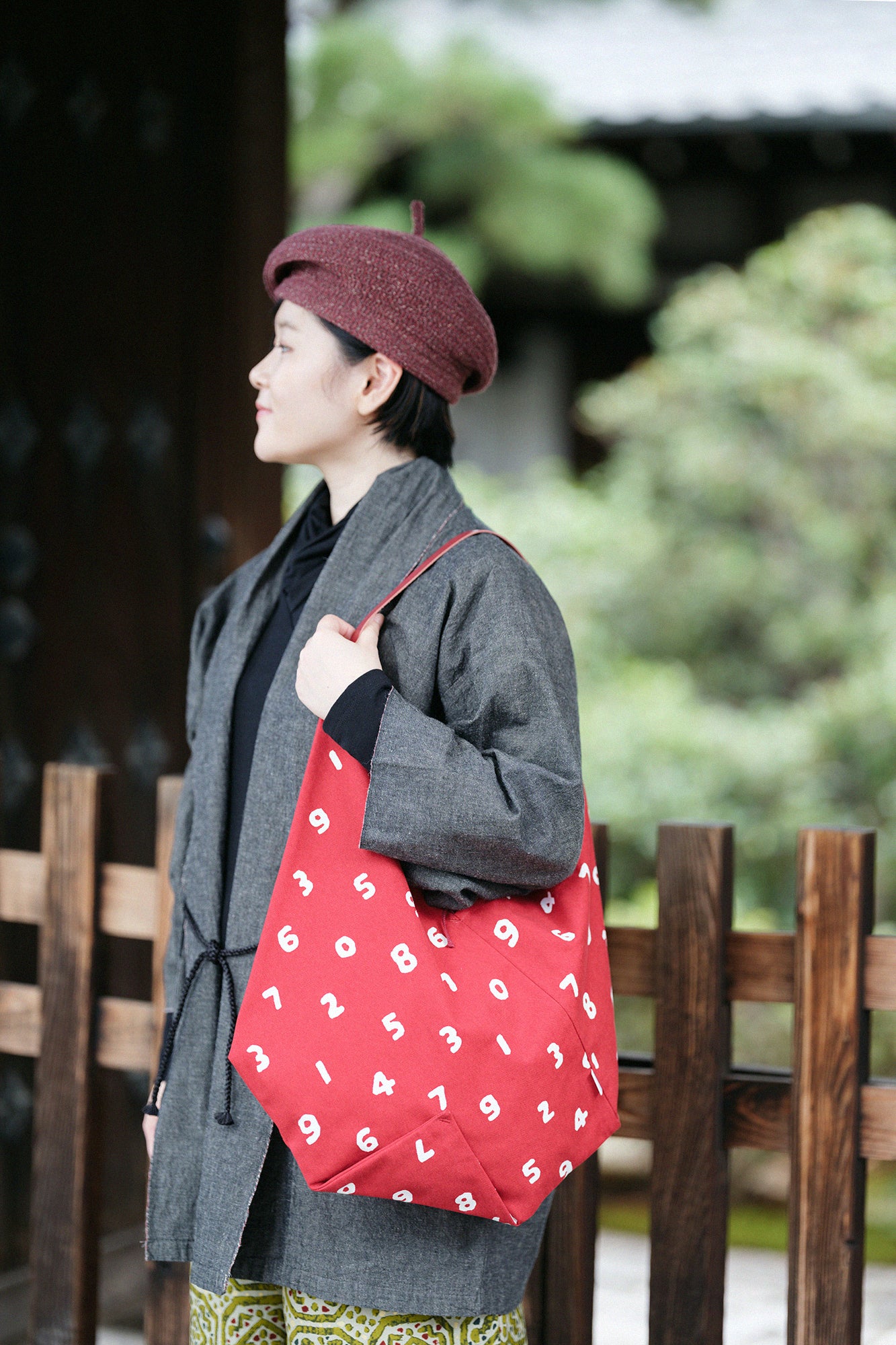 一切袋 穏（いっさいぶくろ おだやか）／SO-SU-U 深緋（こきひ）