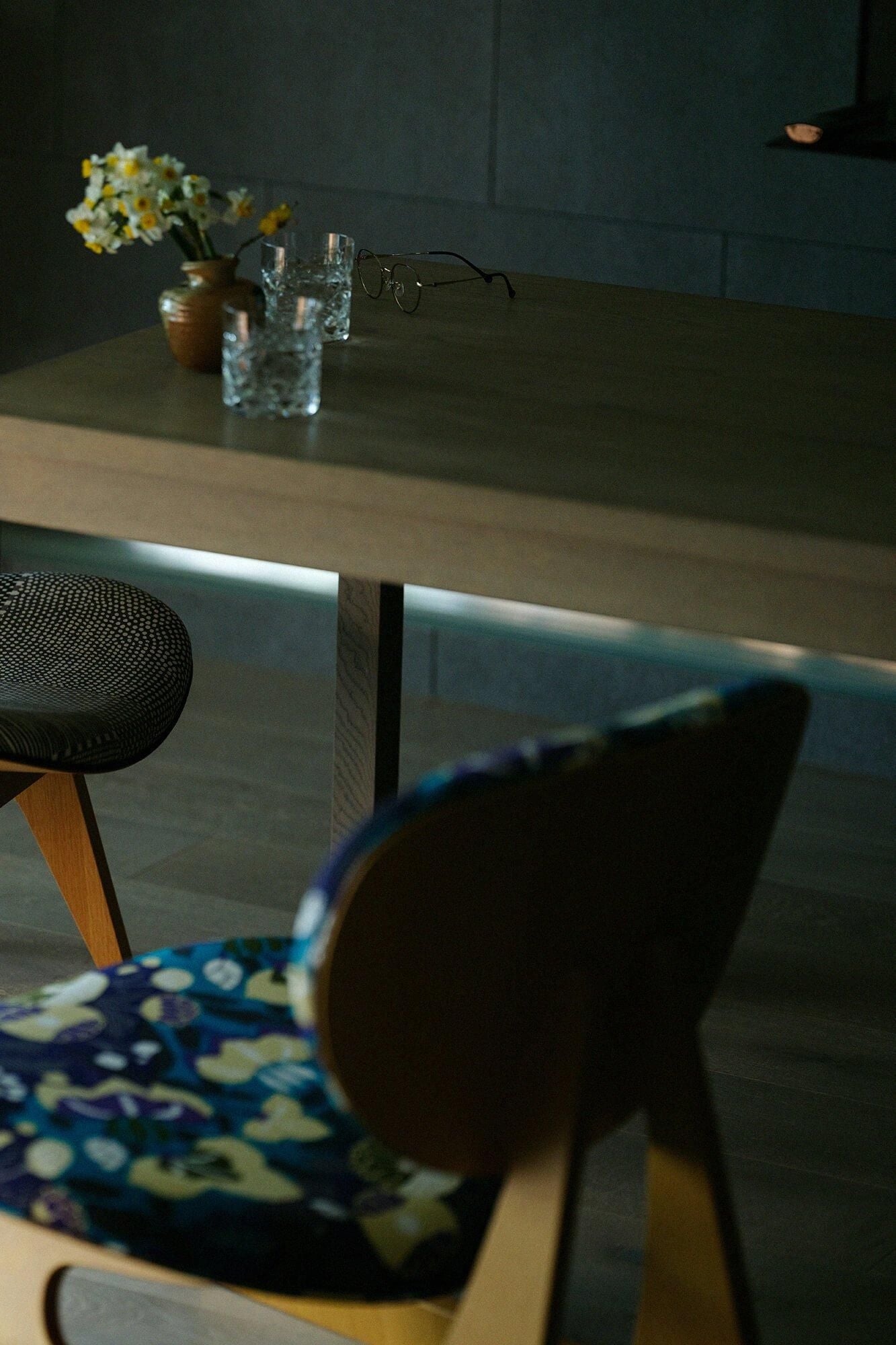 SOU・SOU×Tendo Mokko Low Type Chair／Lines and Dots Ink Color(Sumiiro) [※DeliveryAbout a month and a half]