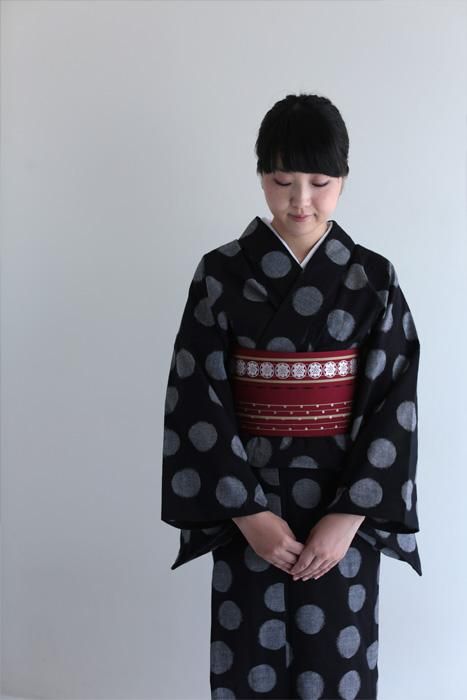 [※详细剪裁] kurume kasuri布/suigyoku湿羽毛颜色（nuarairo）x mokuhai（mokuhai））