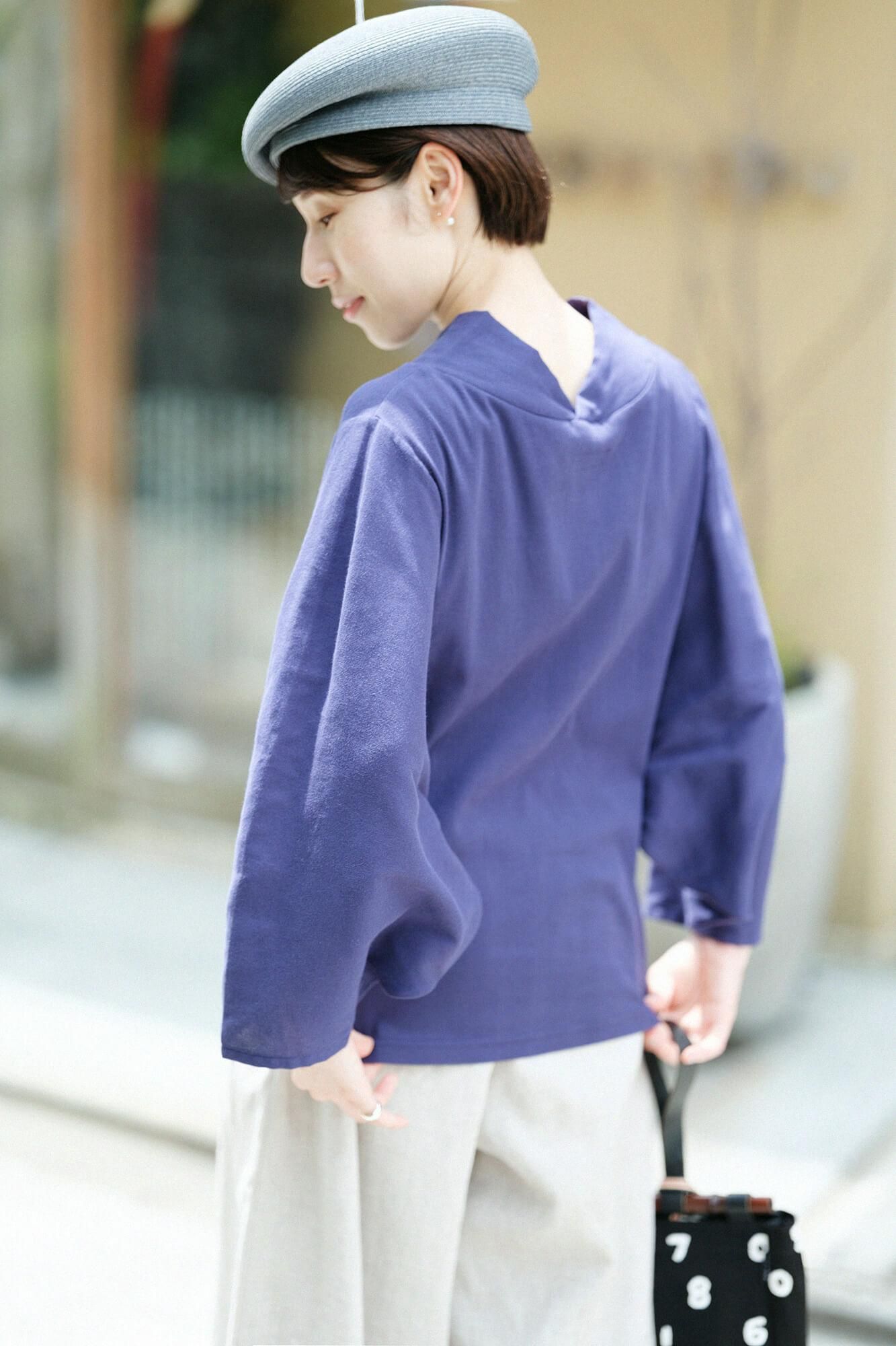 타카시마치지미 40/40 나기지반／남색