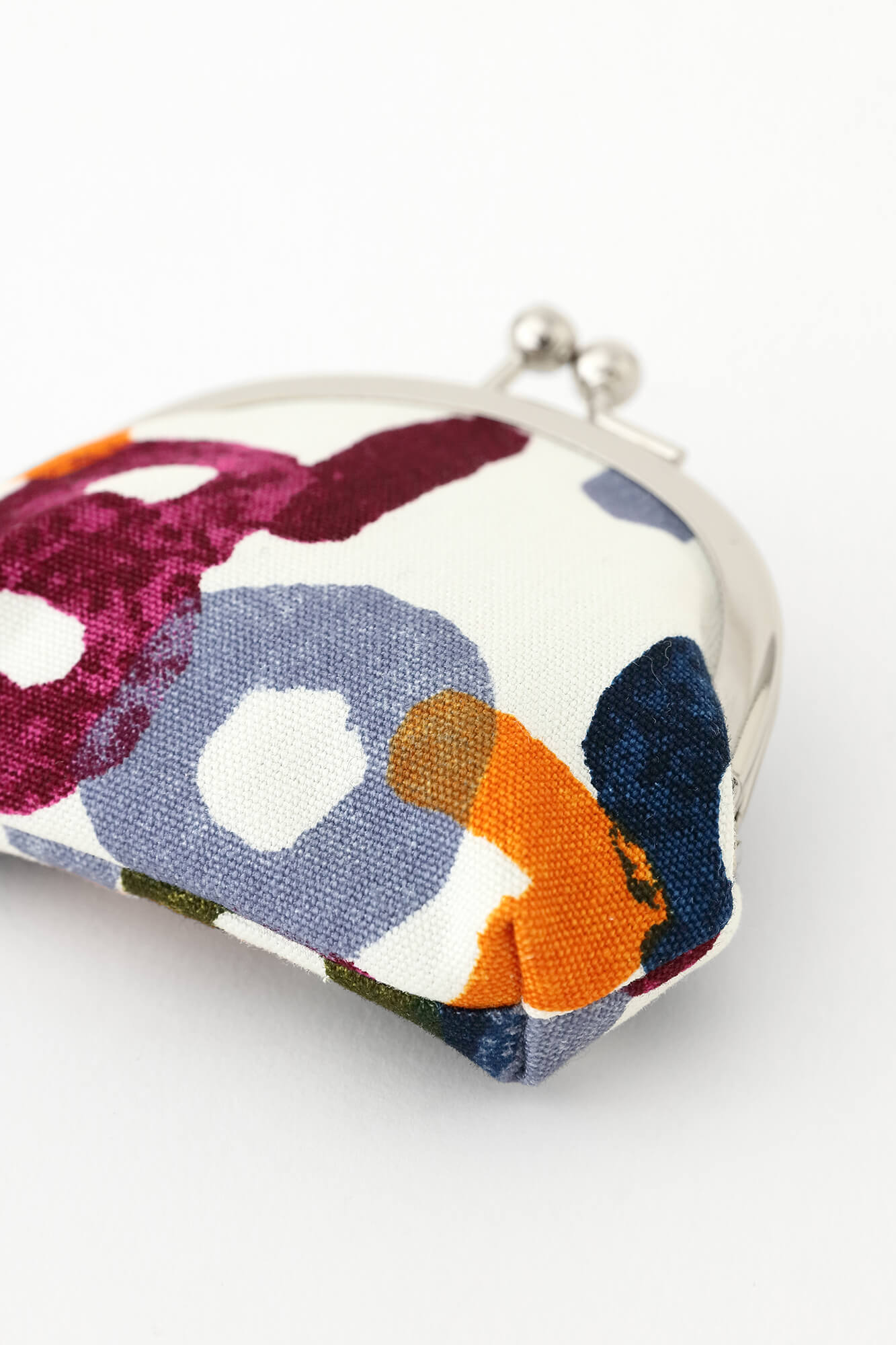 No. 12 canvas Gamaguchi purse  （Small）／SO-SU-U Multicolored Autumn Harvest