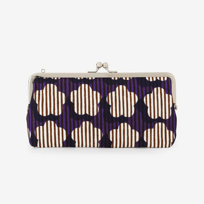 12號帆布 軟 口金包（横長）/明窗