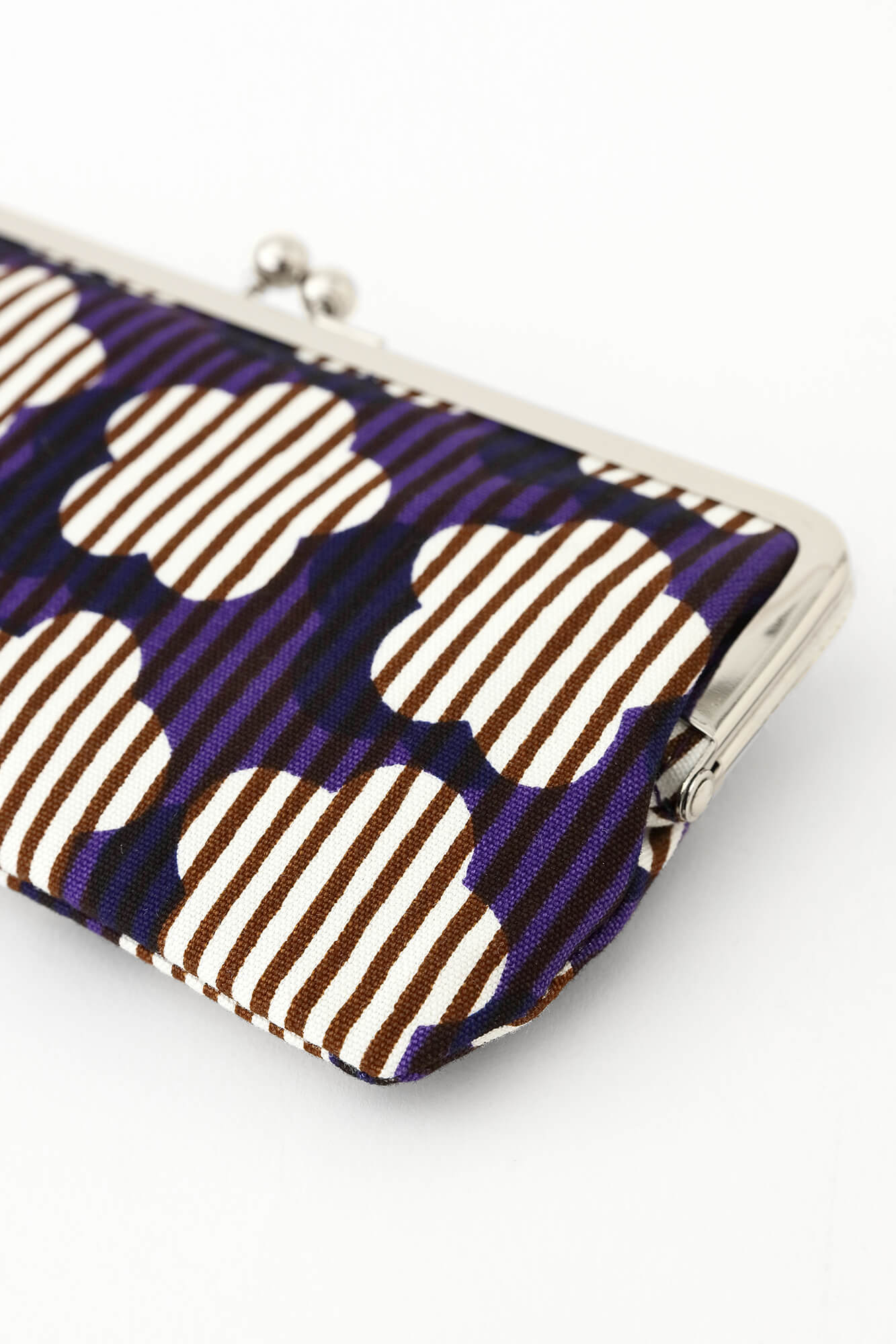 12號帆布 軟 口金包（横長）/明窗