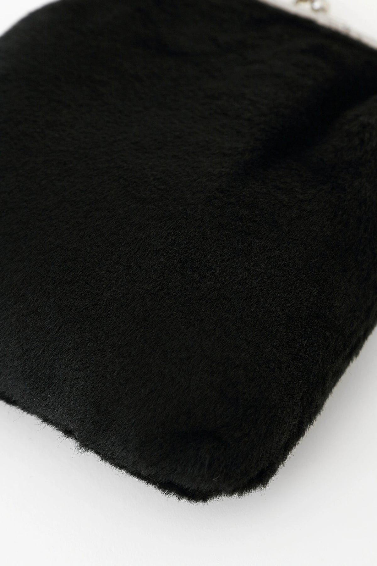 Pochette fausse fourrure grande/couleur mouillée