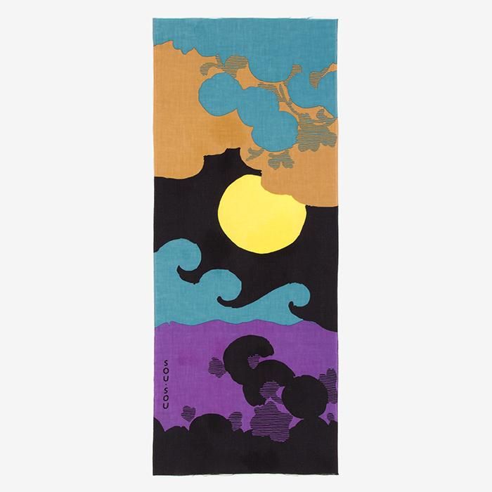 ISE棉花纺织品tenugui/tsukiyo（tsukiyo）