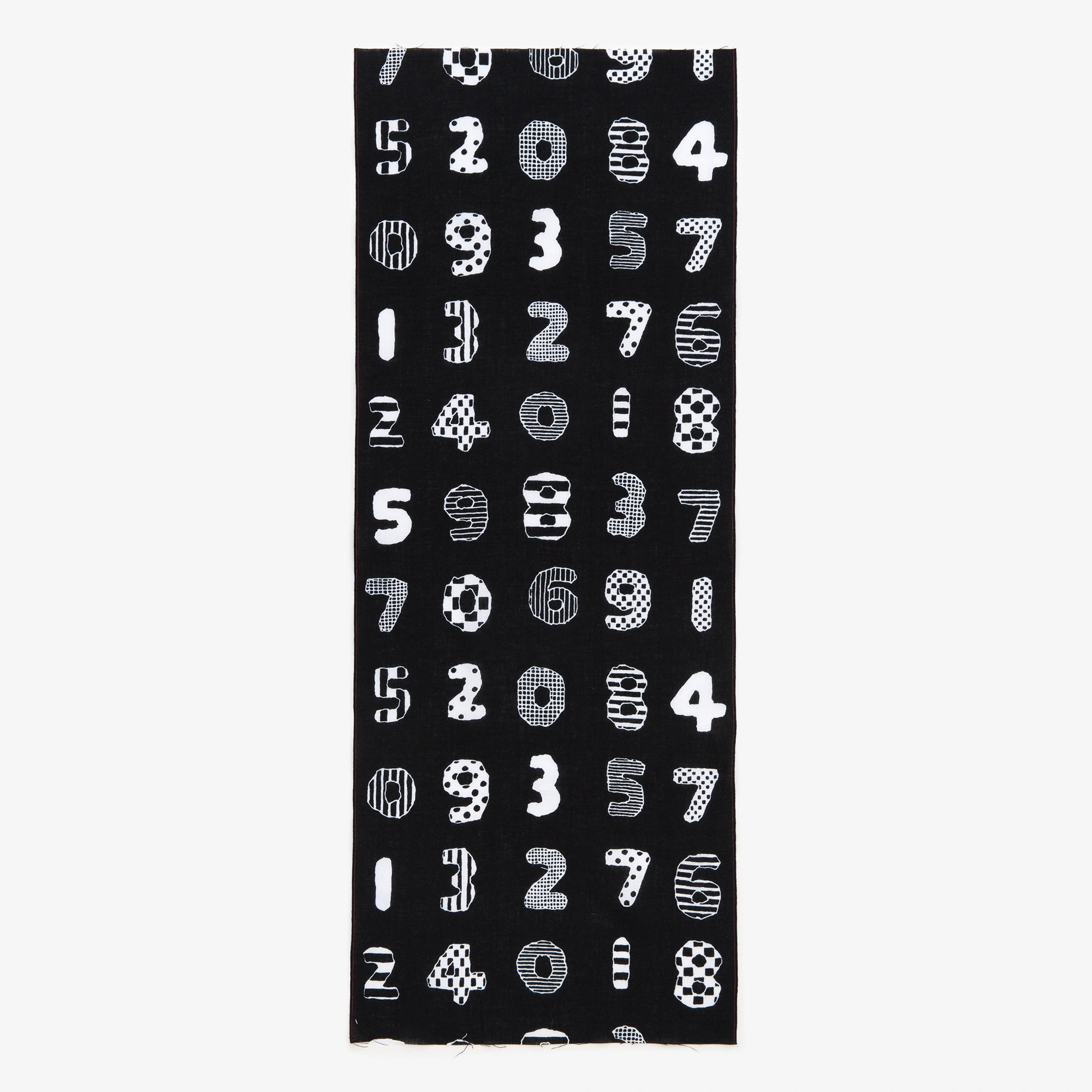伊勢木棉圖案紋樣手巾／數字遊戲
