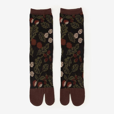 Tabi Socks (Mid-calf)／Nuts Chestnut Brown【Men・Women】