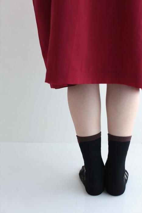 Tabi Socks (Mid-calf)／Nuts Chestnut Brown【Men・Women】